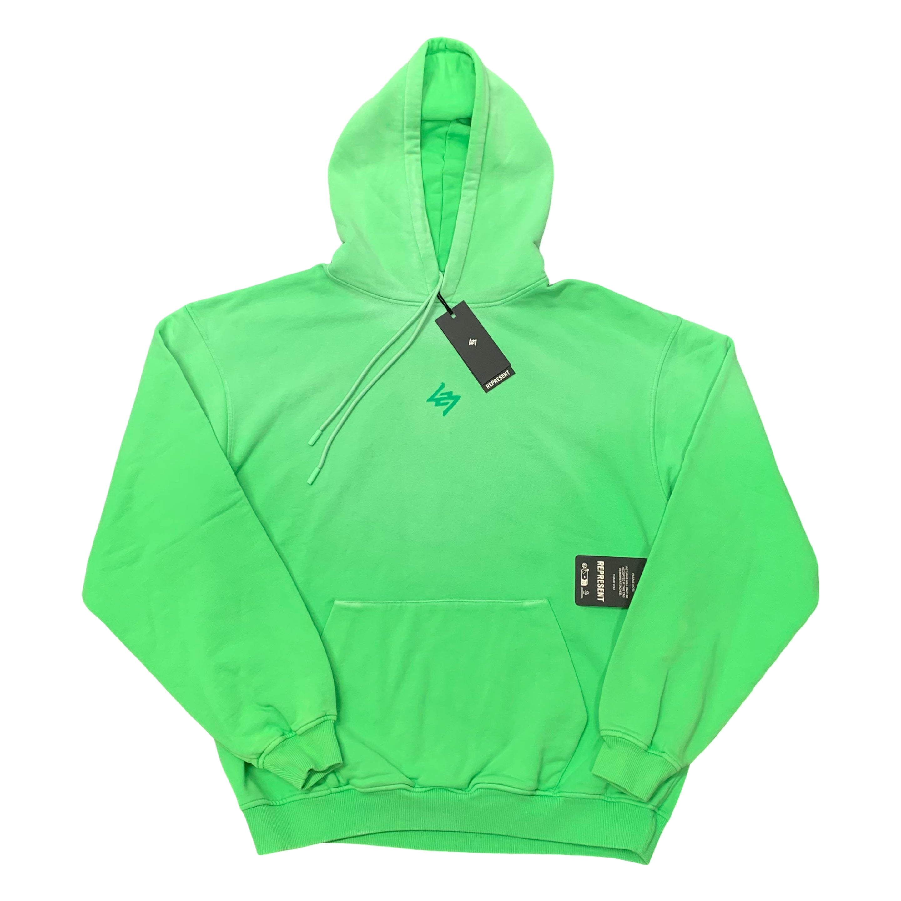 Represent Large Hoodie 247 Motion Oversized Speed Green Hoodie