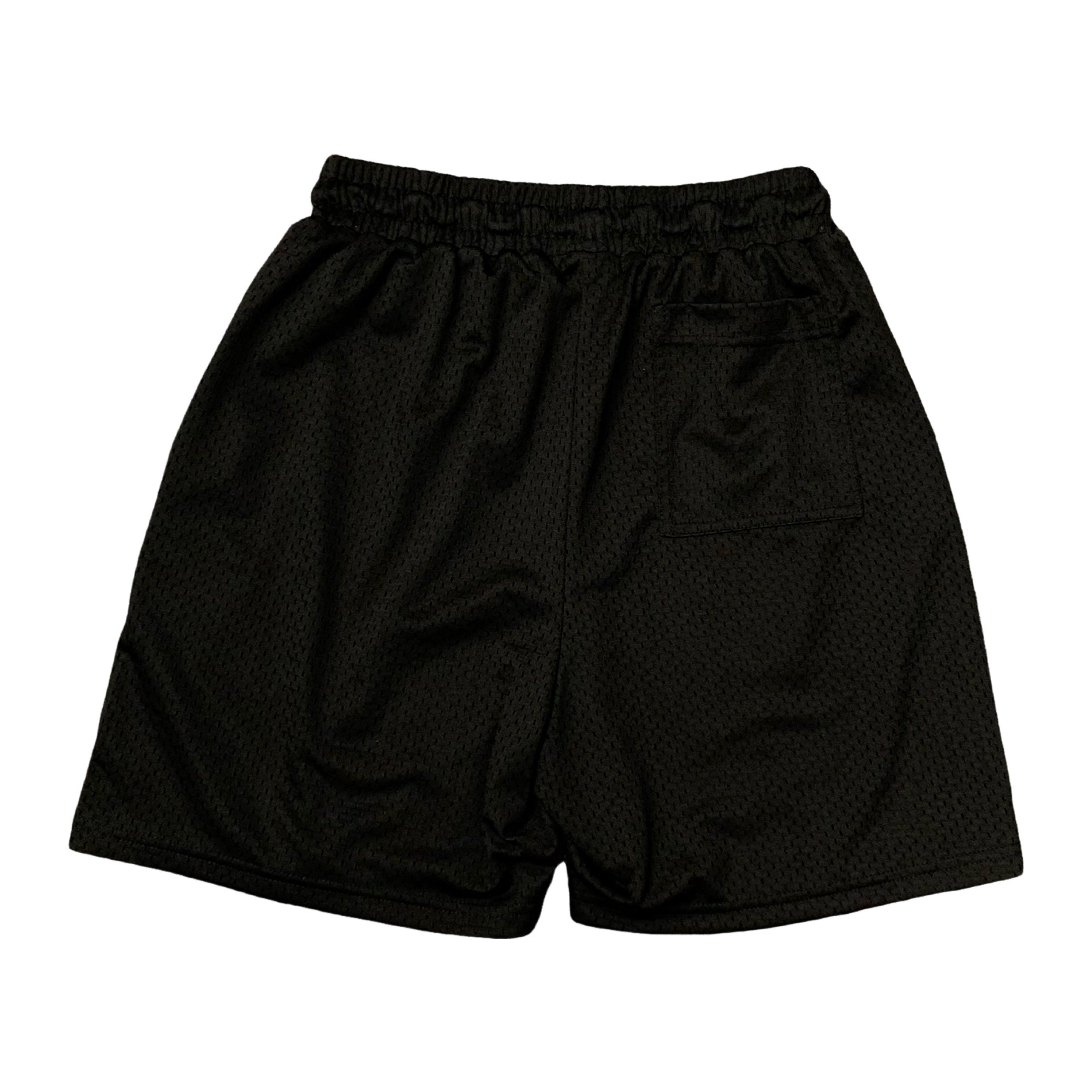 Represent Small Shorts Owners Club Black Mesh Zip Bottoms