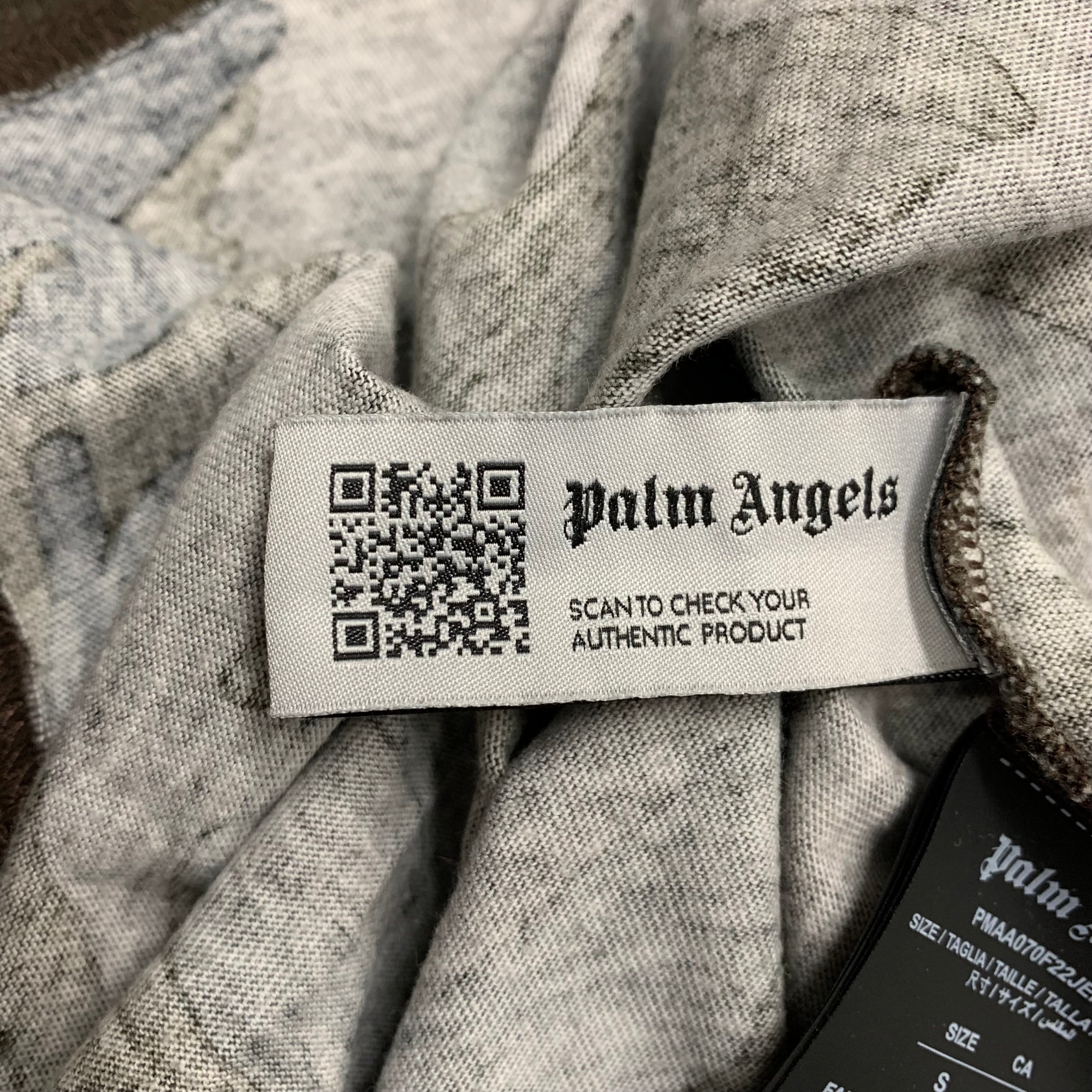 Palm Angels Small Tee Camo Green Classic T-Shirt