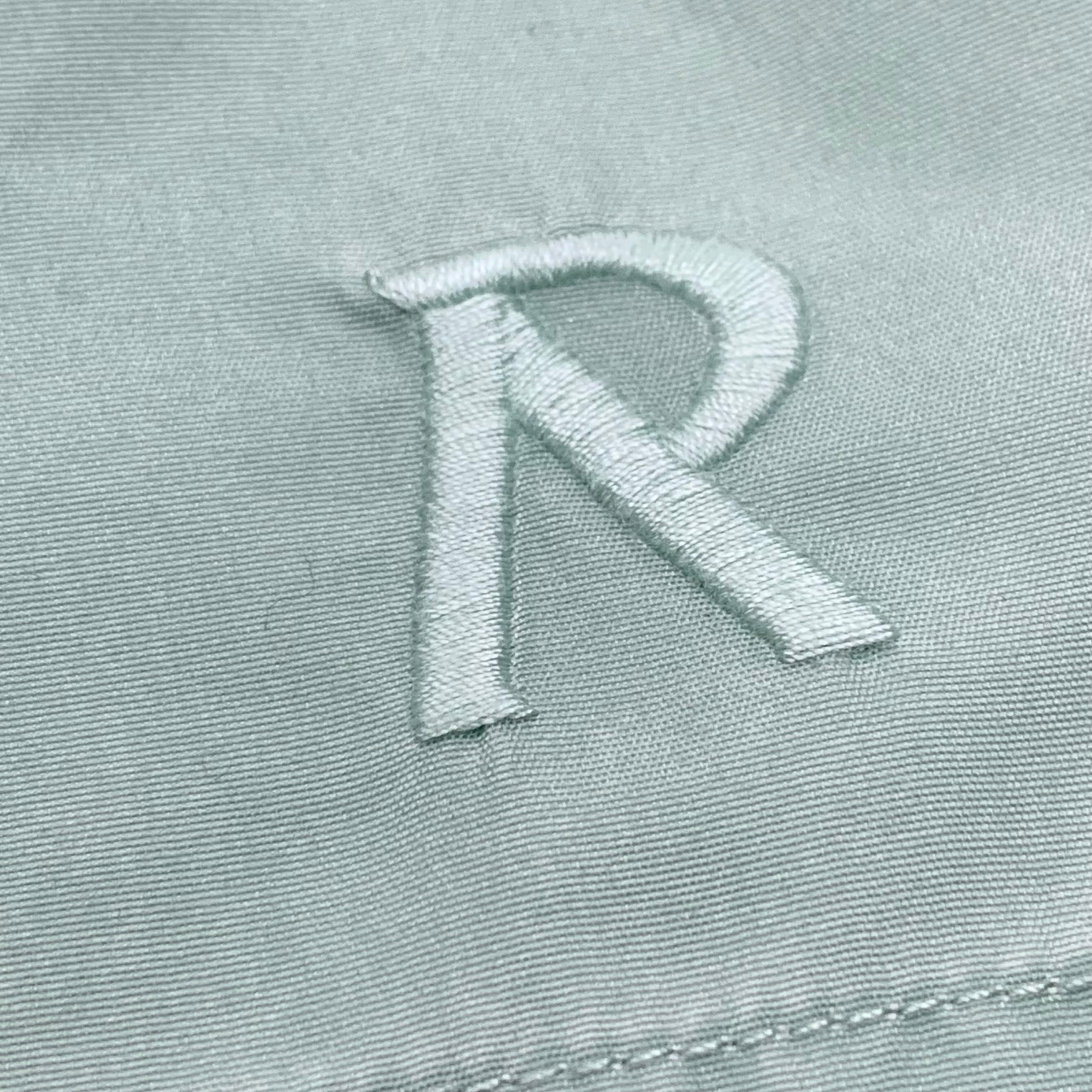 Represent XL Swim Shorts Metal Initial Washed Sage Mint Green Bottoms