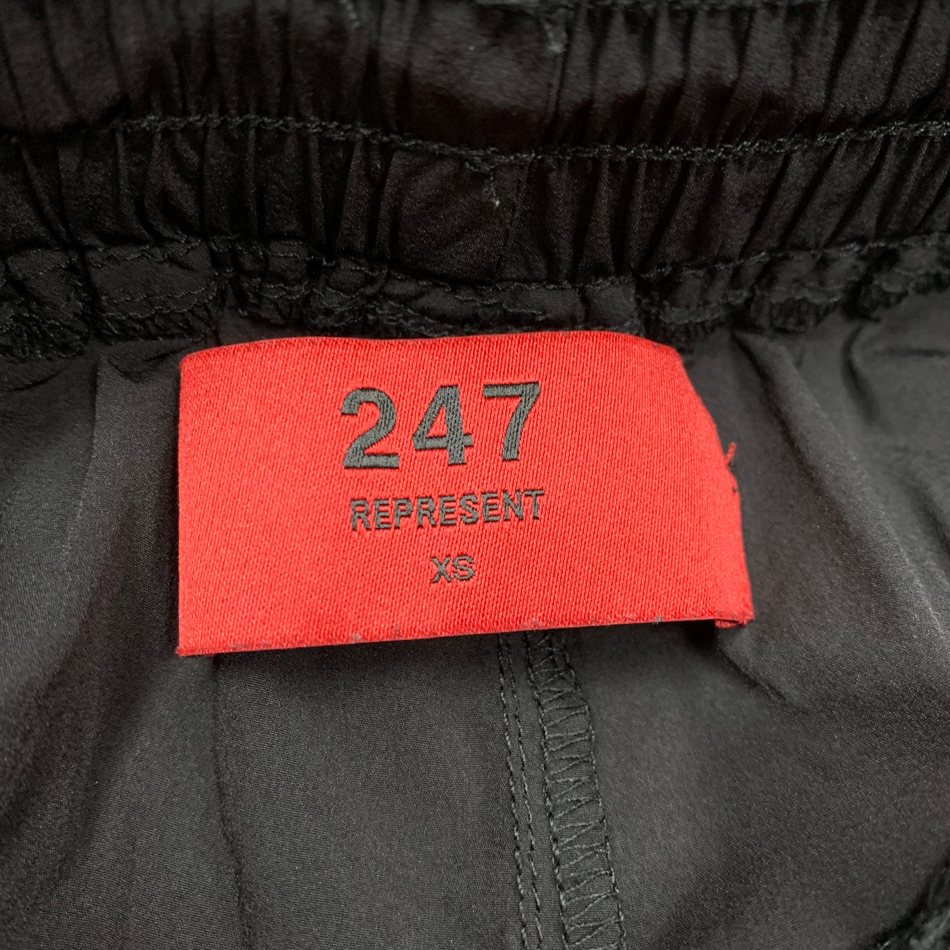 Represent XS Shorts 247 Black Pant Track Cargo