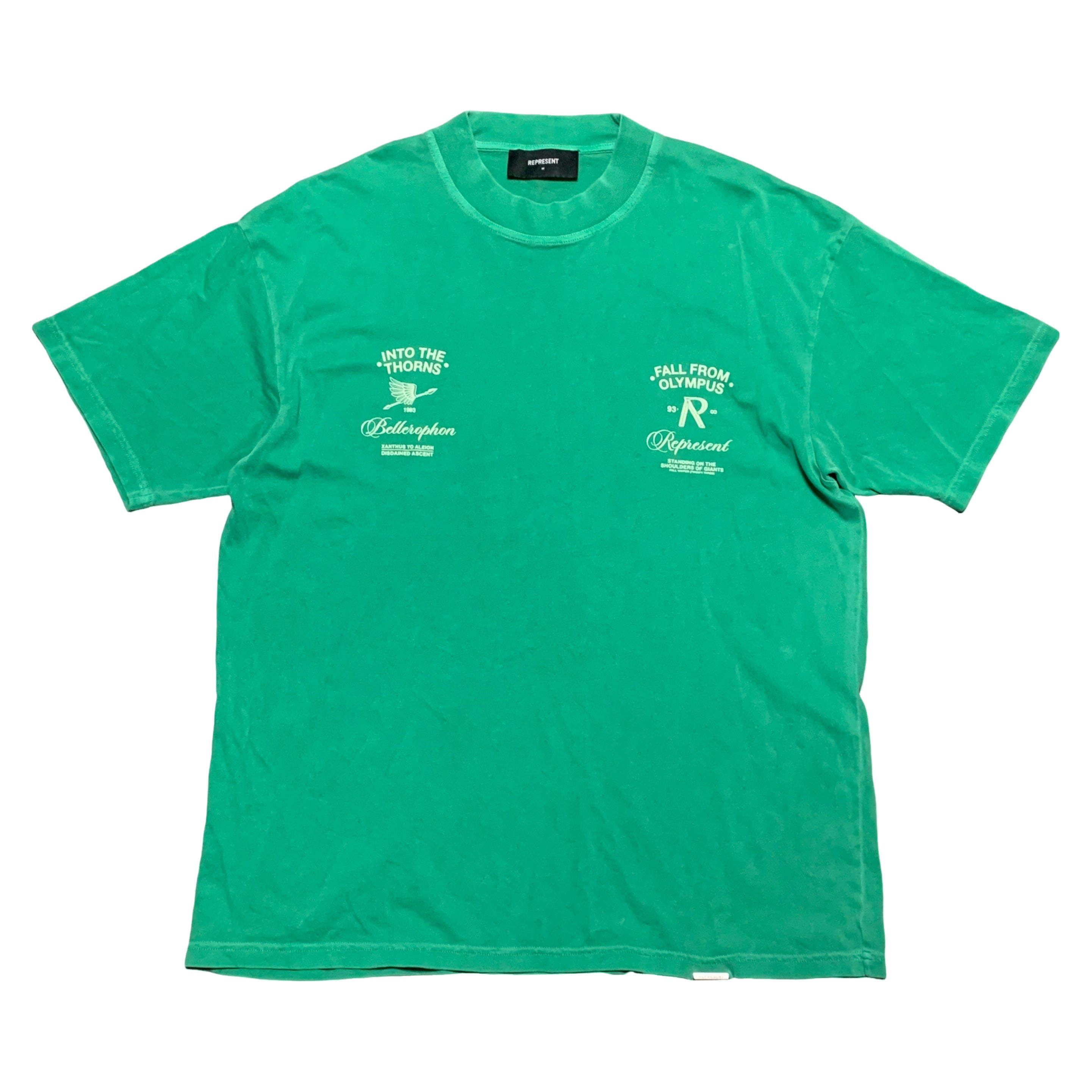 Represent Medium Fall From Olympus Island Green Tee