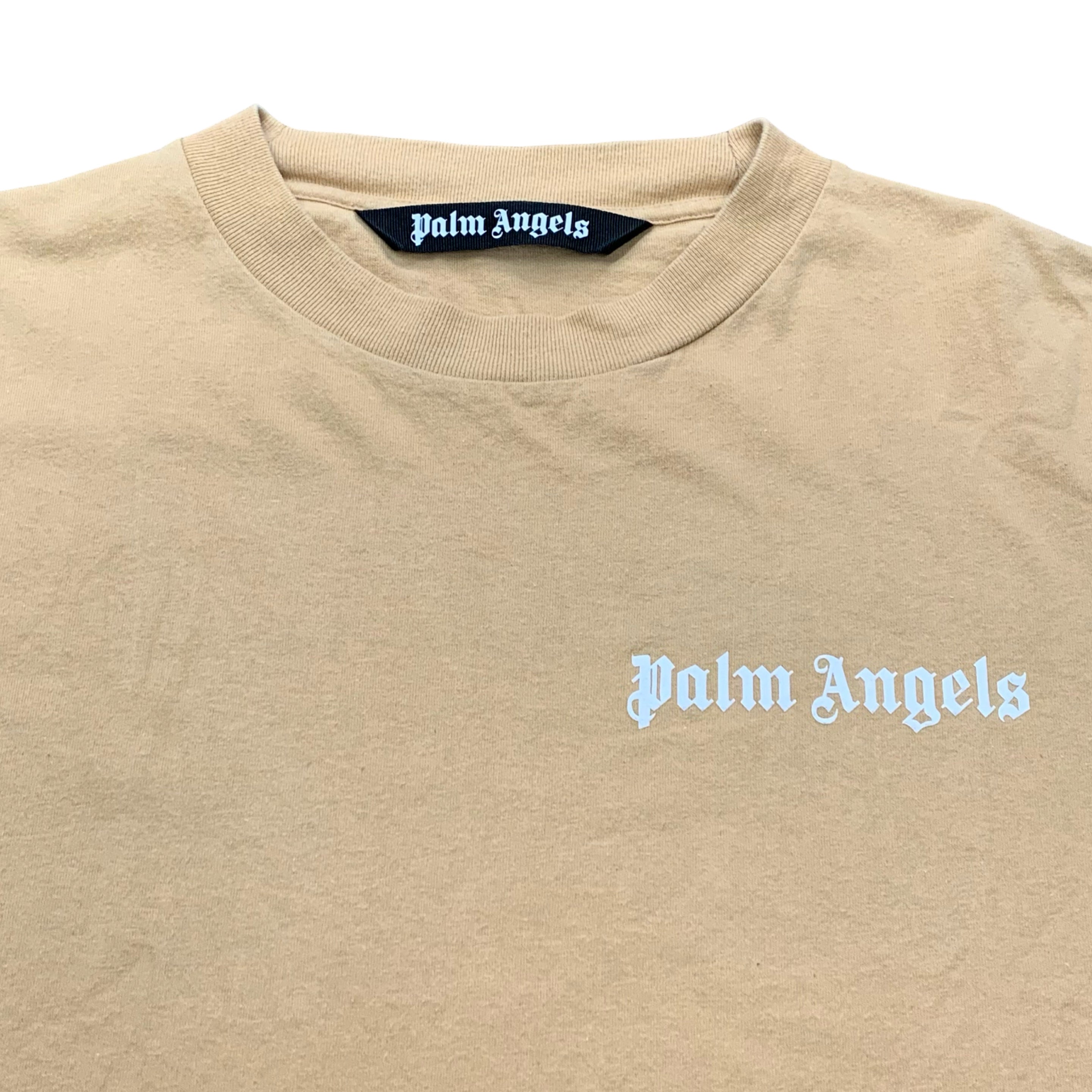 Palm Angels Large Tee Tan Classic T-Shirt
