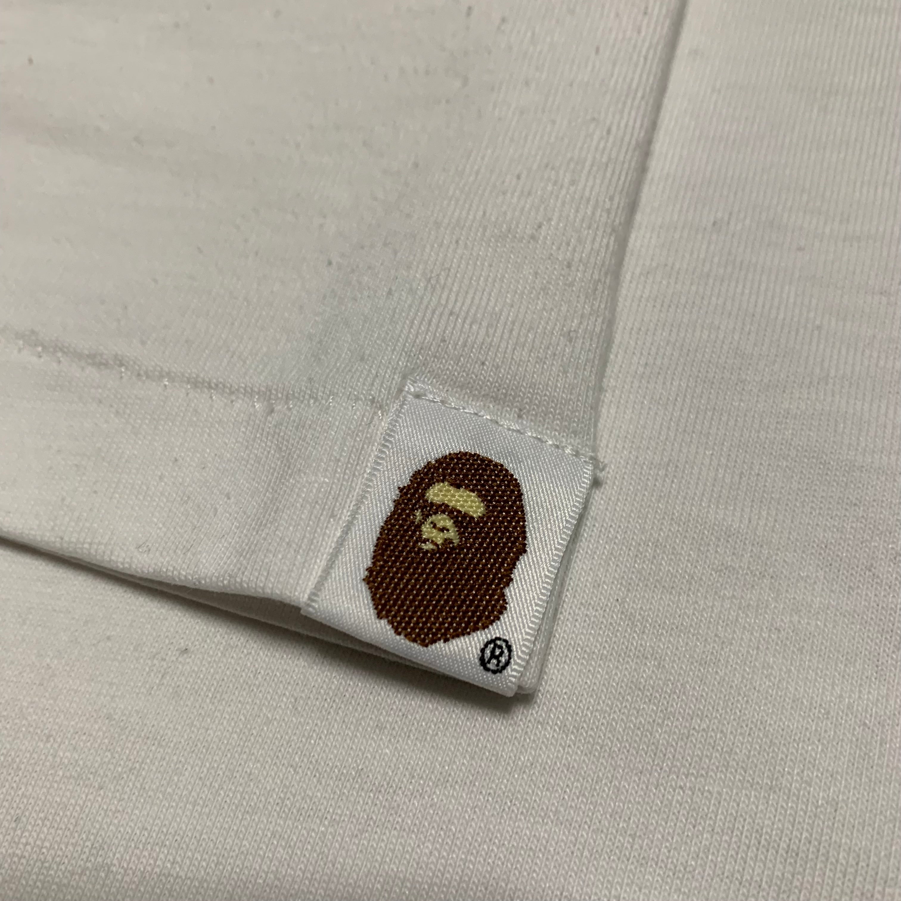 Bape Medium Big Ape Head White Tee