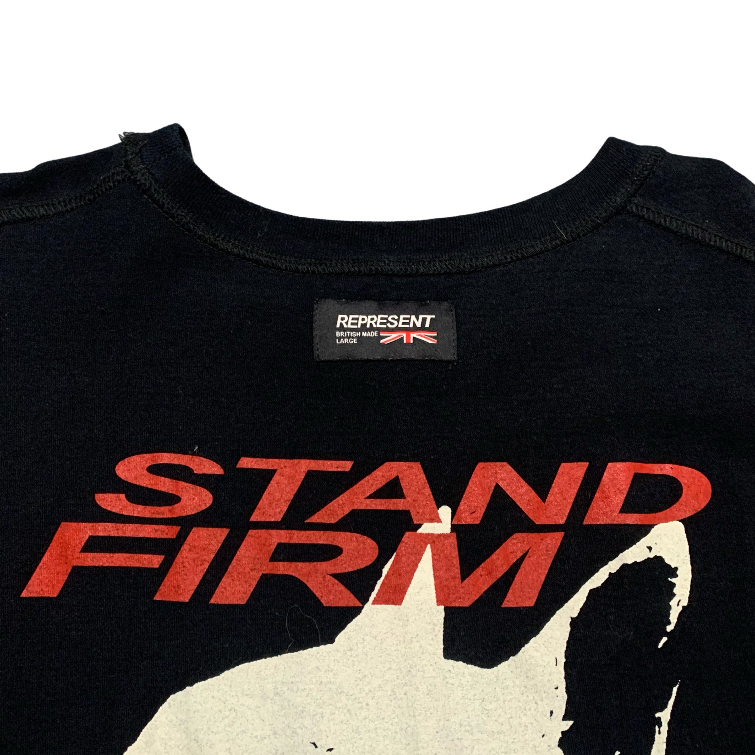 Represent Large Stand Firm Tour Black Tee