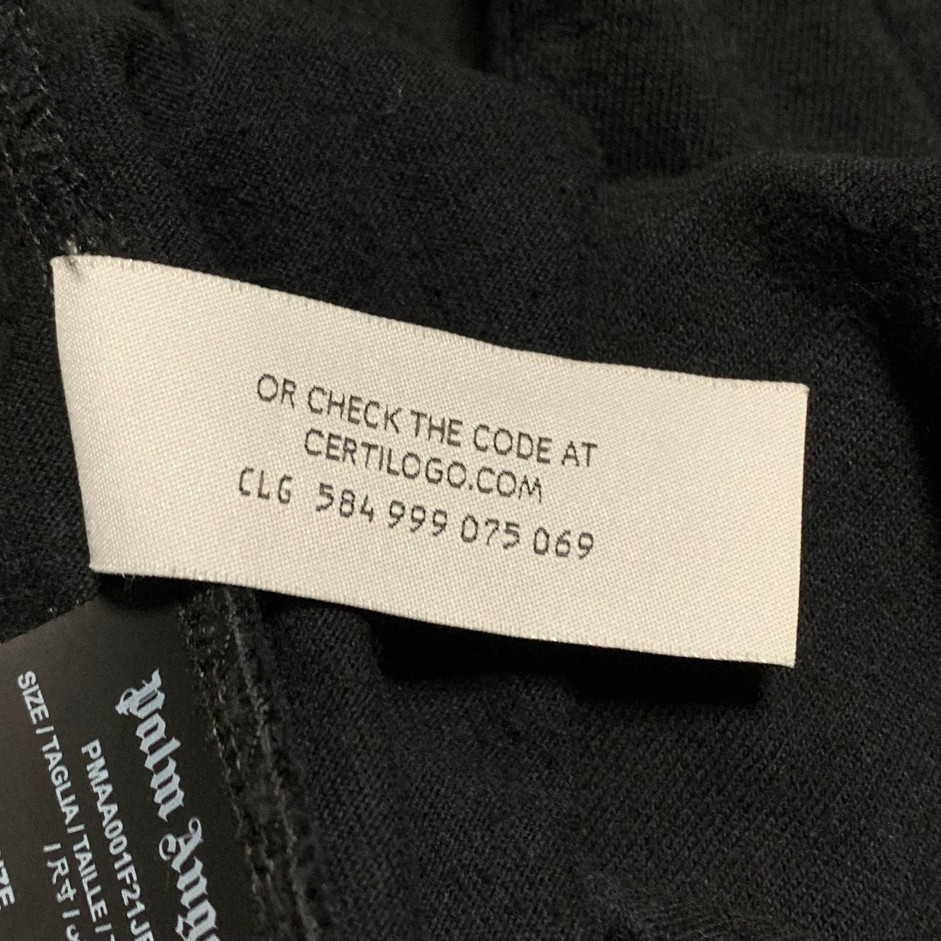 Palm Angels Large Palm Tree Patch Black Tee