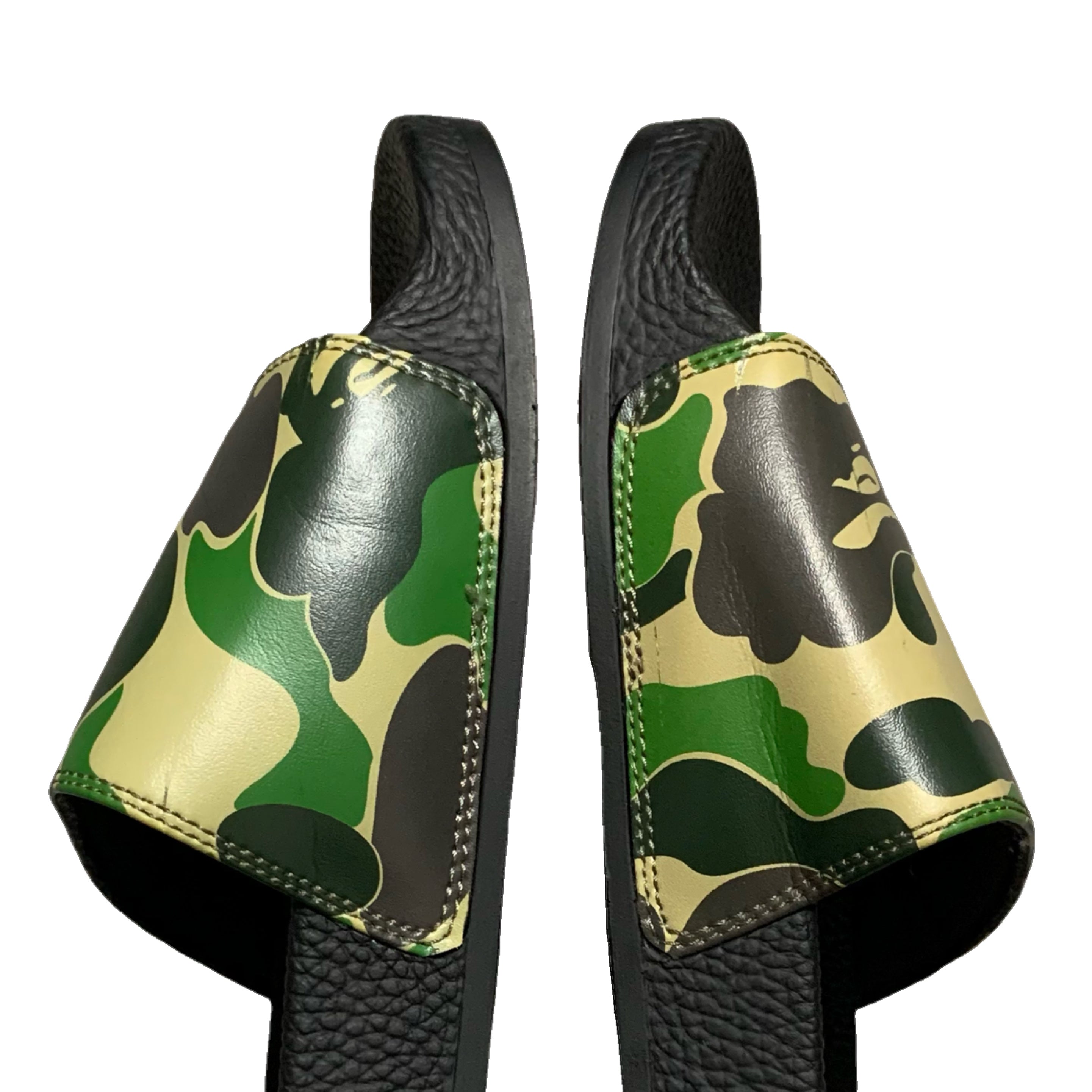 Bape Sliders ABC Camo A Bathing Ape Head UK 6.5