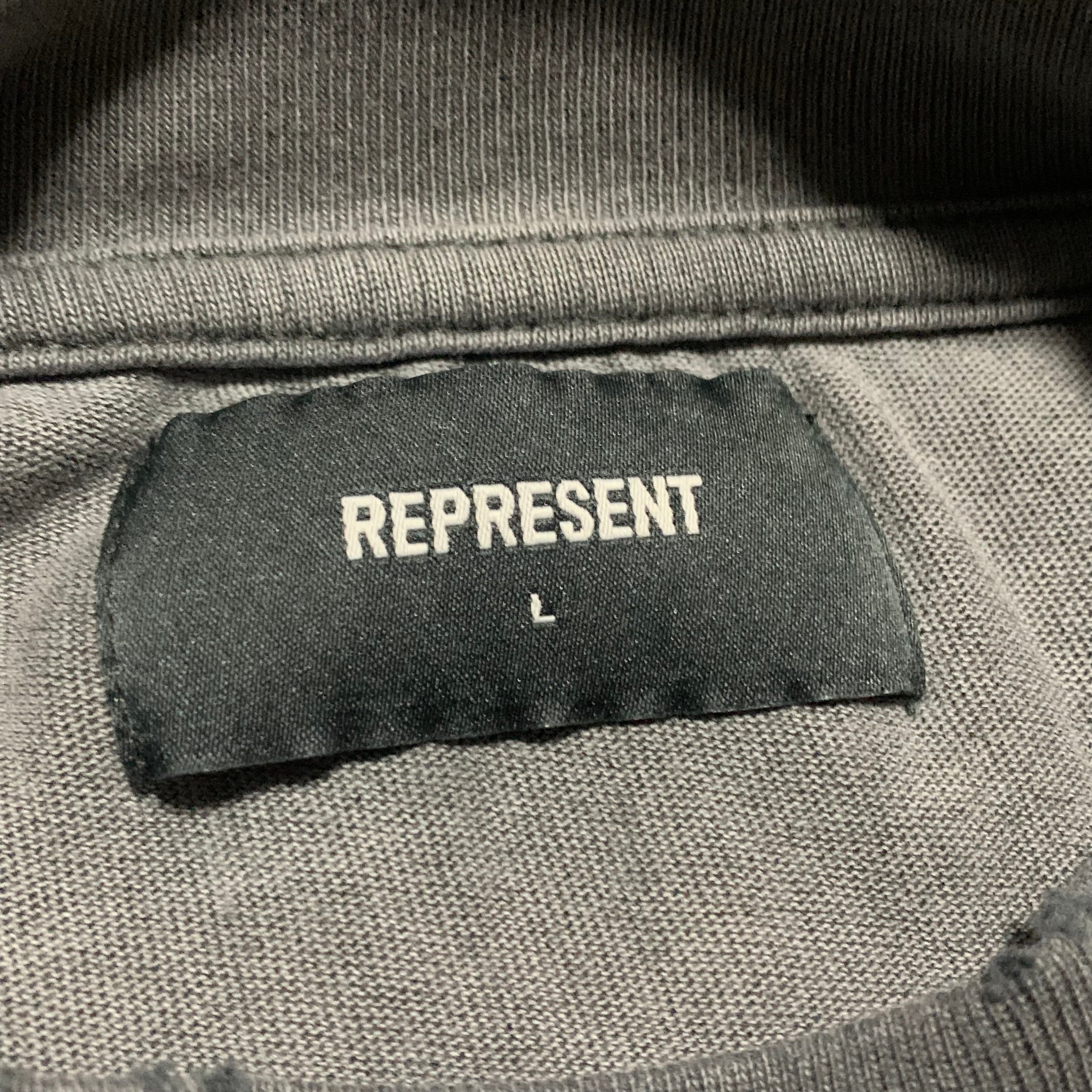 Represent Large Spirit Reaper Vintage Black Tee