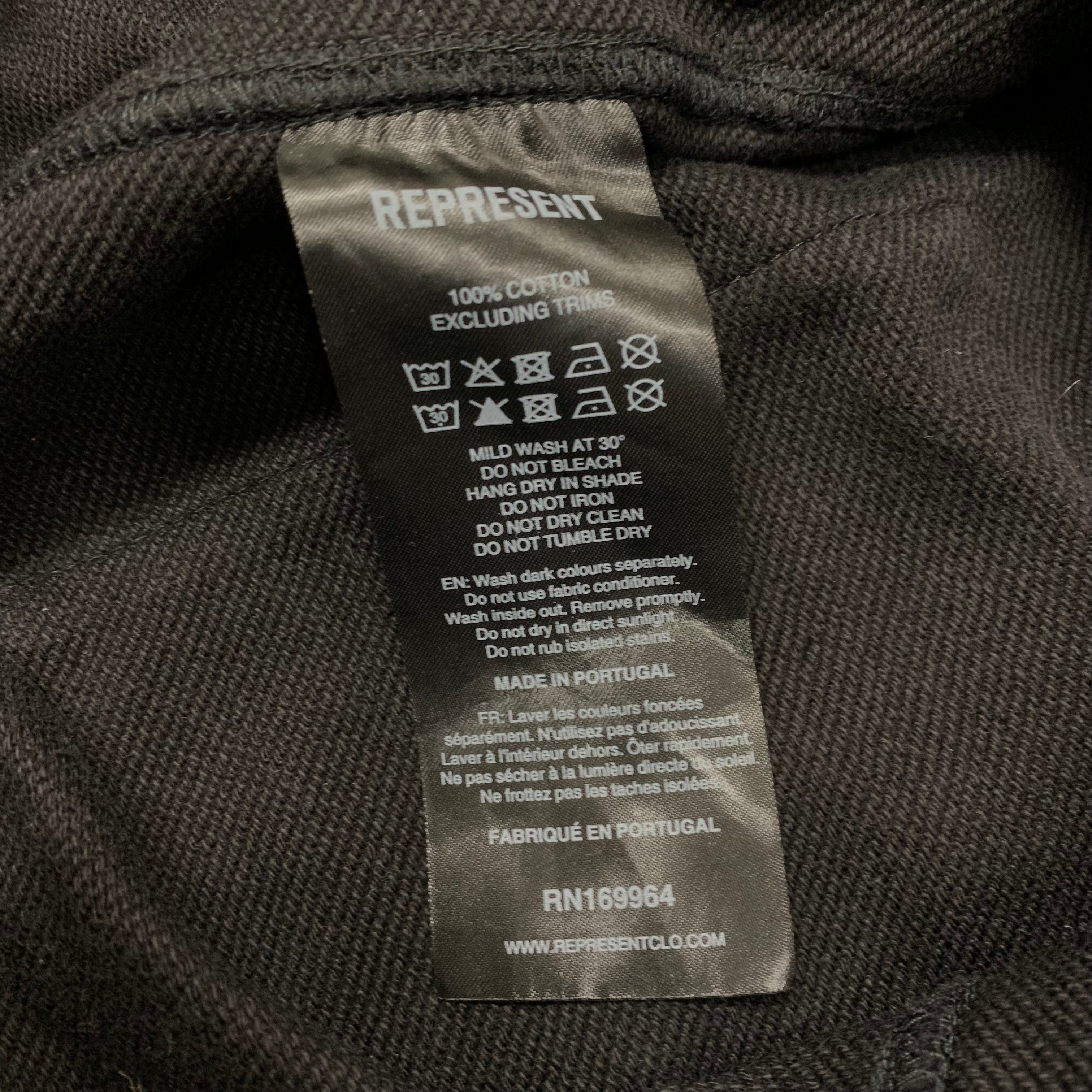 Represent Medium Shorts Black Jogger Sweatpants Bottoms