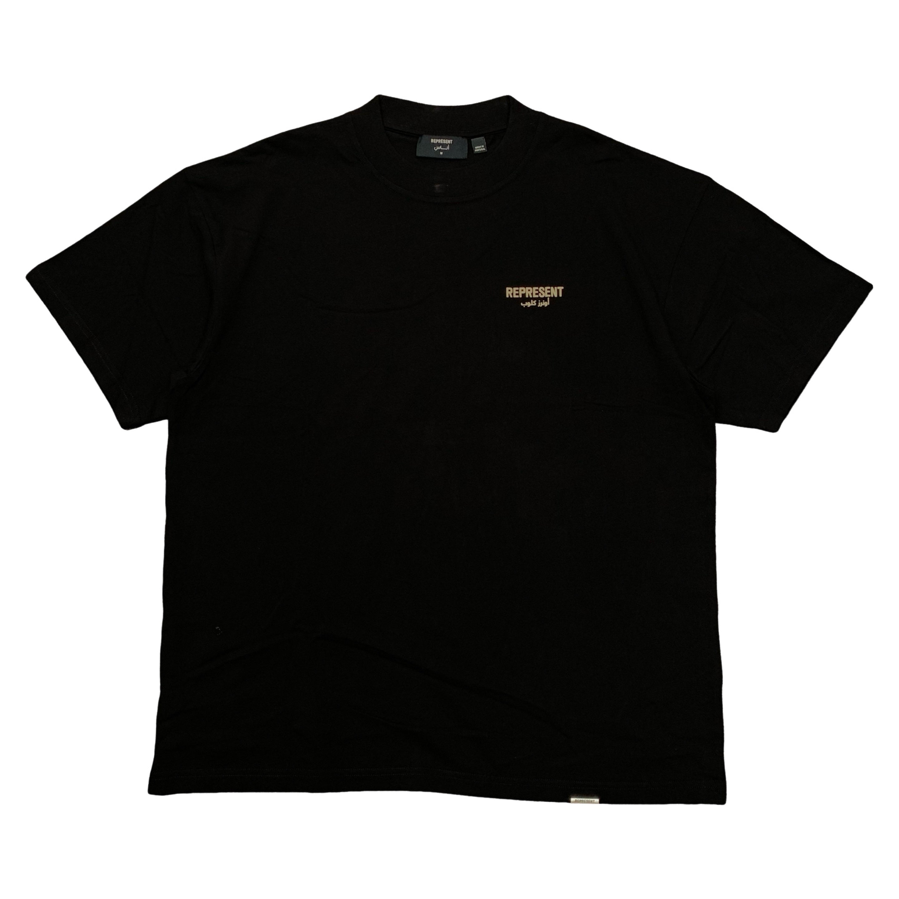 Represent Medium Tee Arabic Owners Club Jet Black T-Shirt