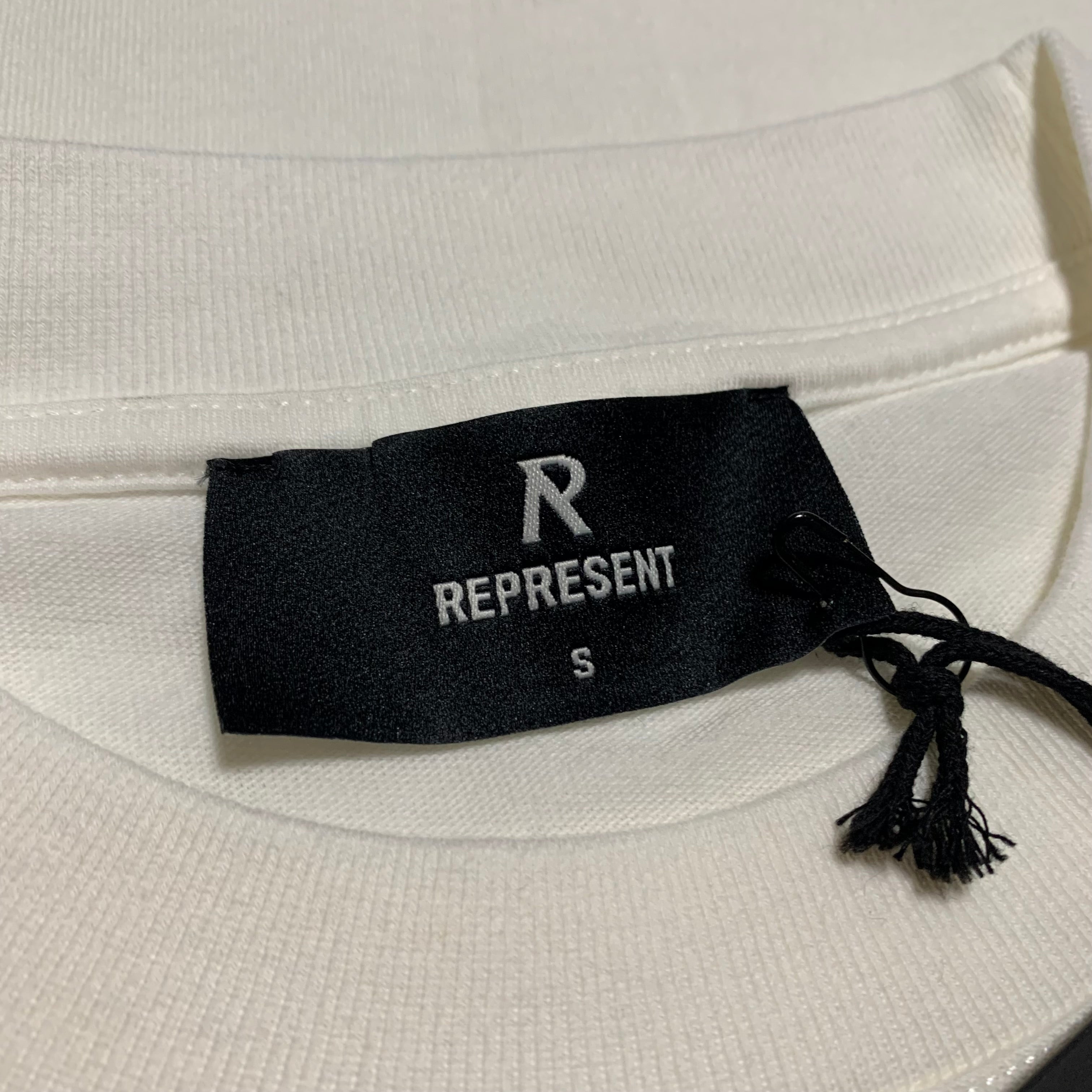 Represent Small Owners Club Bubblegum Pink Flat White Tee