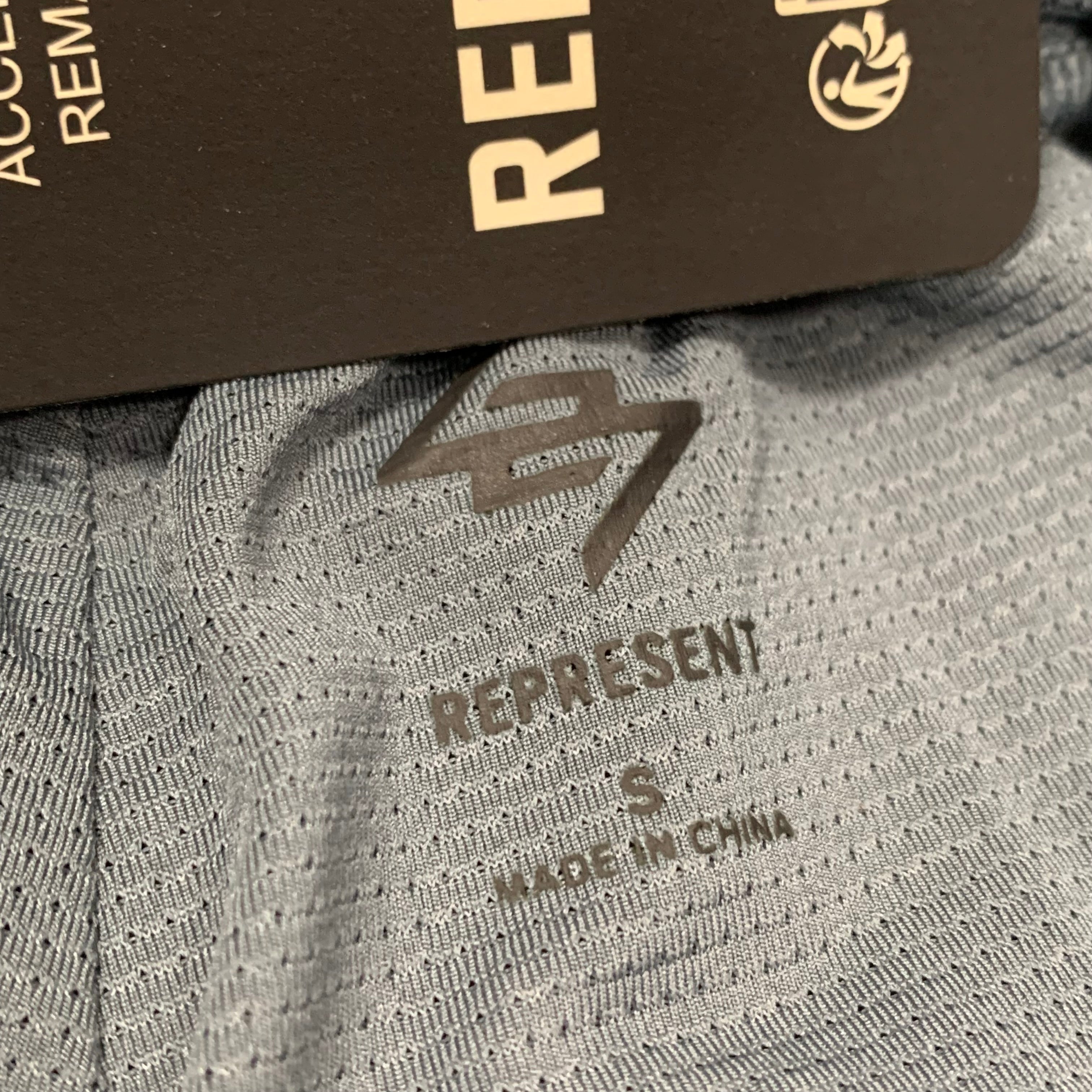 Represent Small Shorts 247 DNA Mesh Dusky Navy Blue