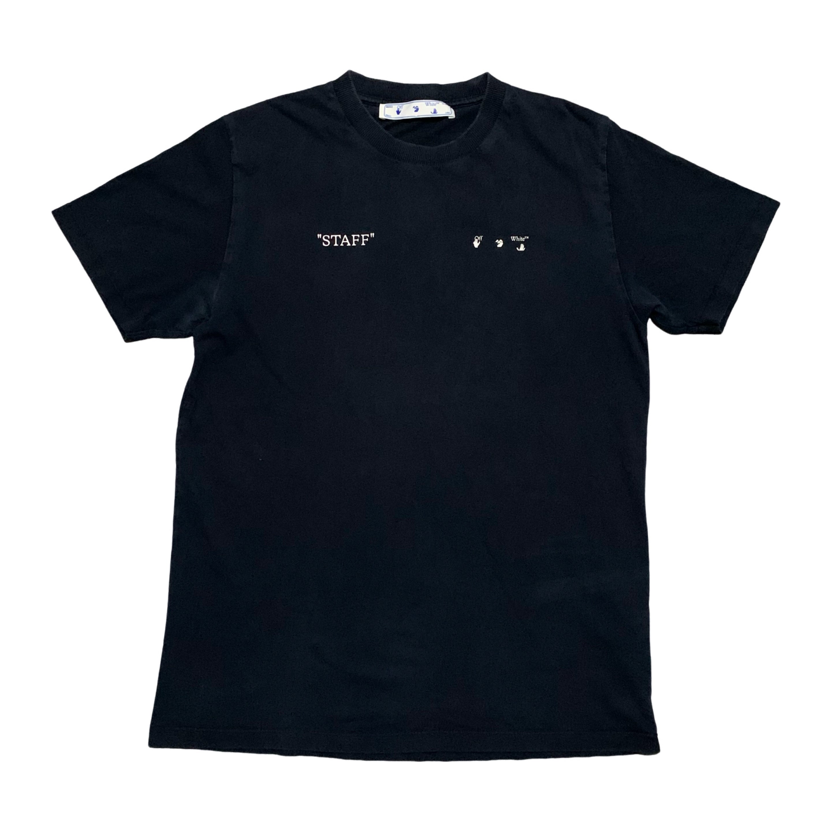 Off White Large Staff Navy Blue Staff Virgil Abloh (OMAA027T21JER001)