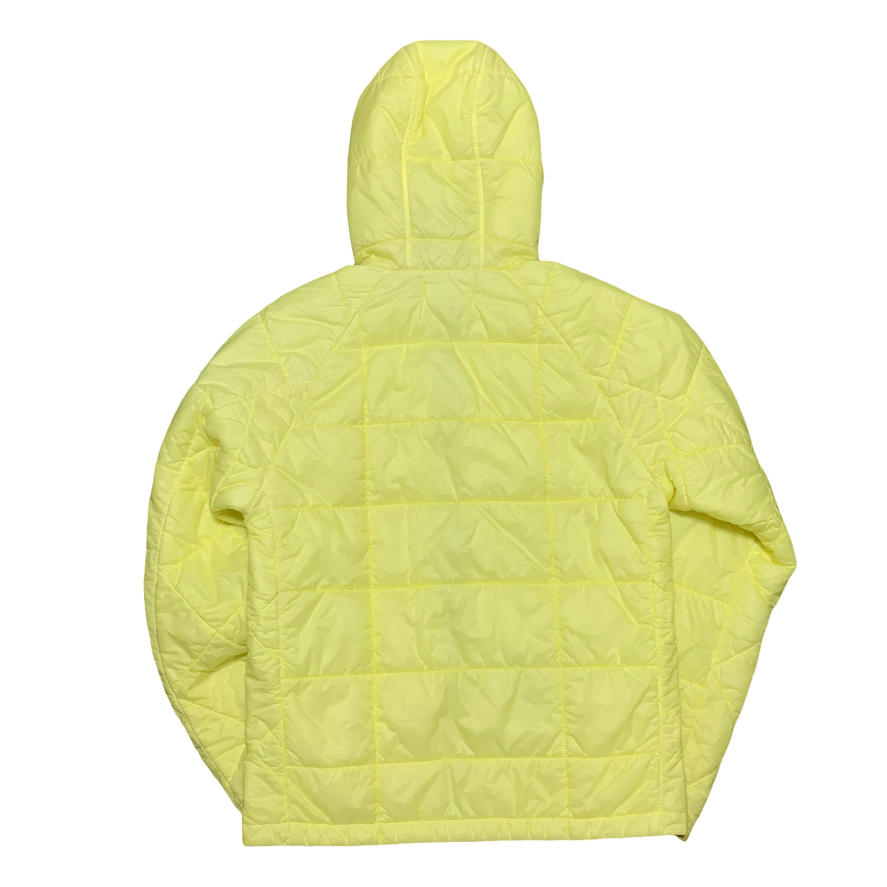 Stone Island Medium Yellow Garment Dyed Quilted Micro Yarn Hooded Jacket 2019