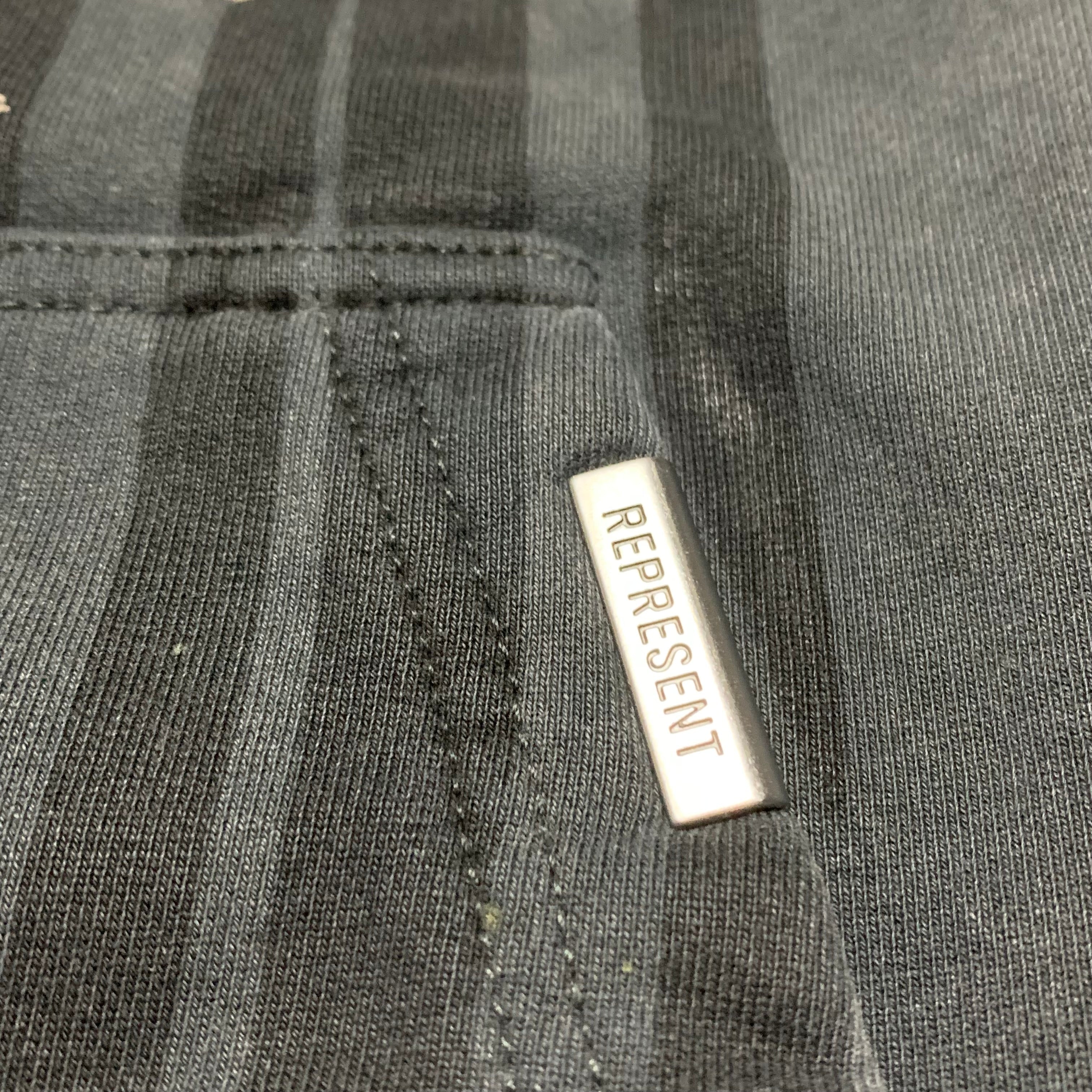 Represent Small Spirits Mascot Vintage Grey Hoodie