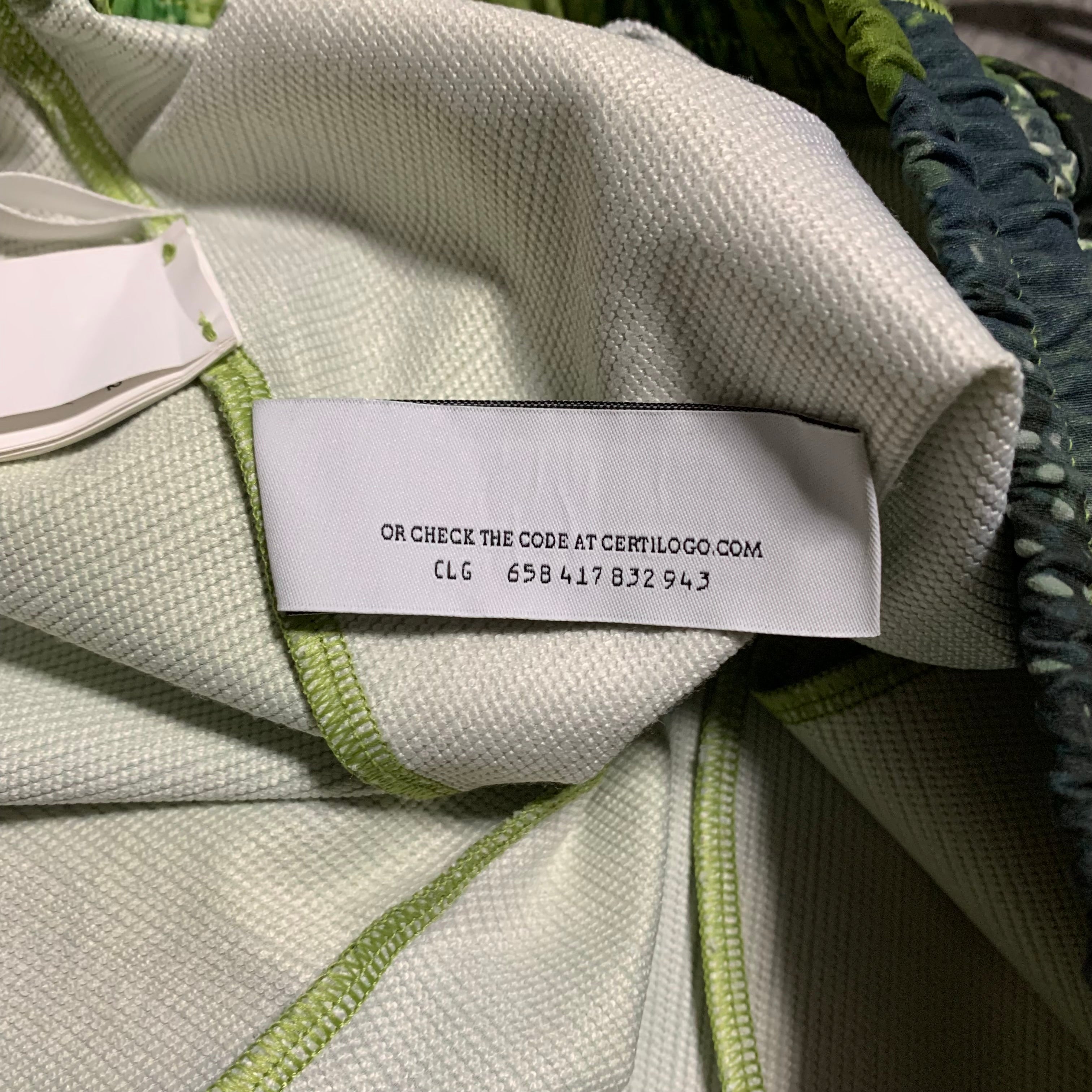 Off White Medium Shorts Active Green Camo Virgil Abloh