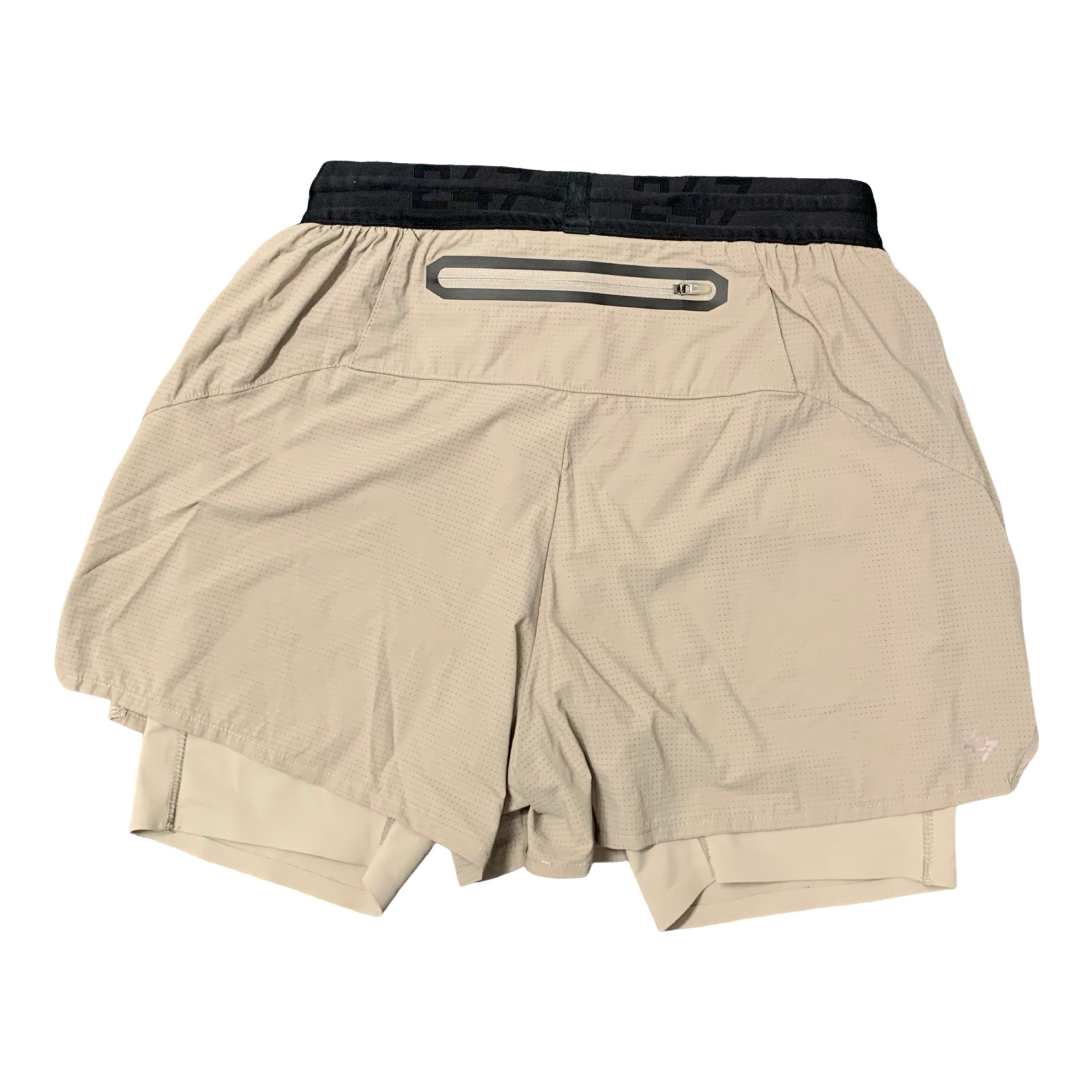 Represent Small Shorts Fused 2-1 Cinder Brown Shorts Bottoms