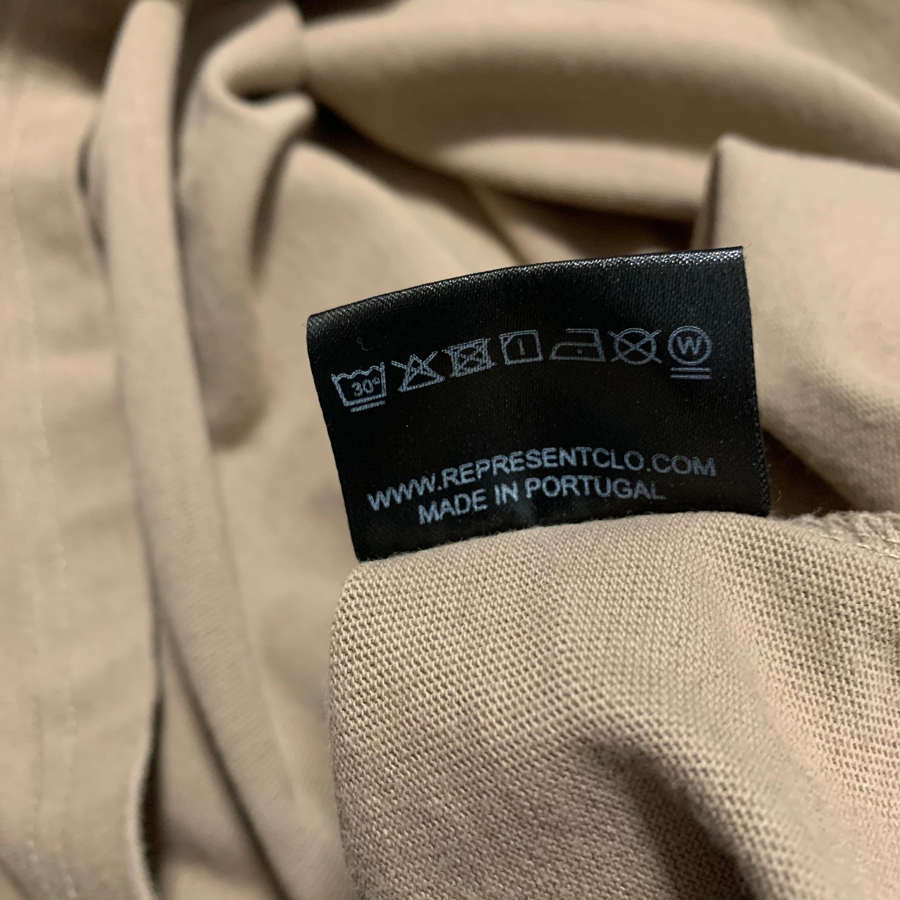 Represent Small Blanks Beige Brown Tee