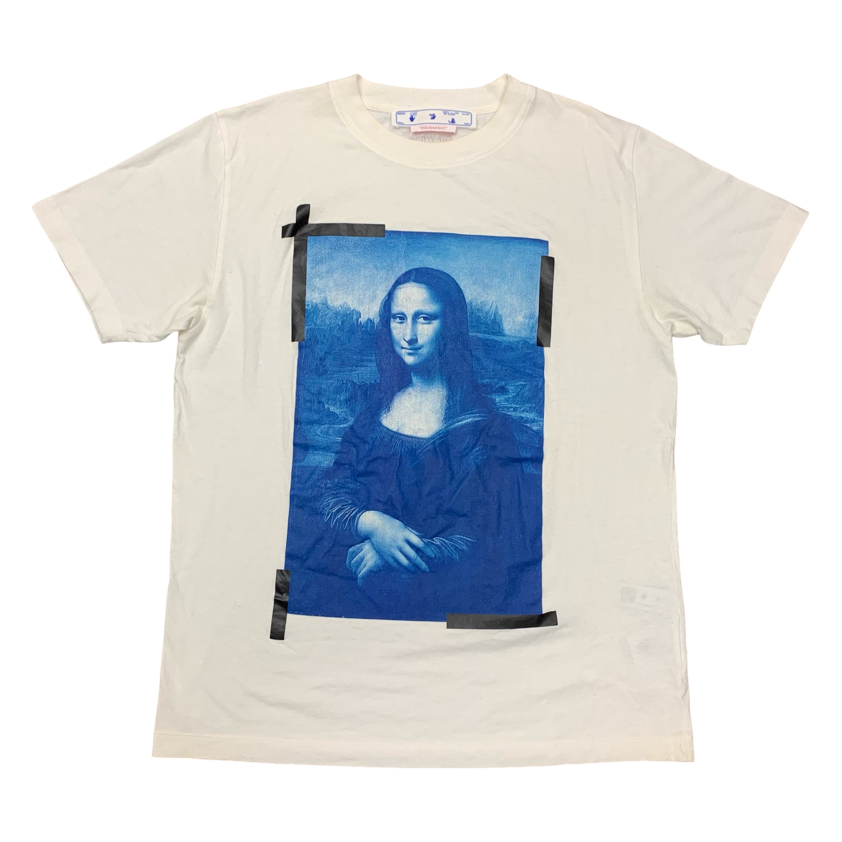 Off White Medium Tee Mona Lisa White T-Shirt Virgil Abloh
