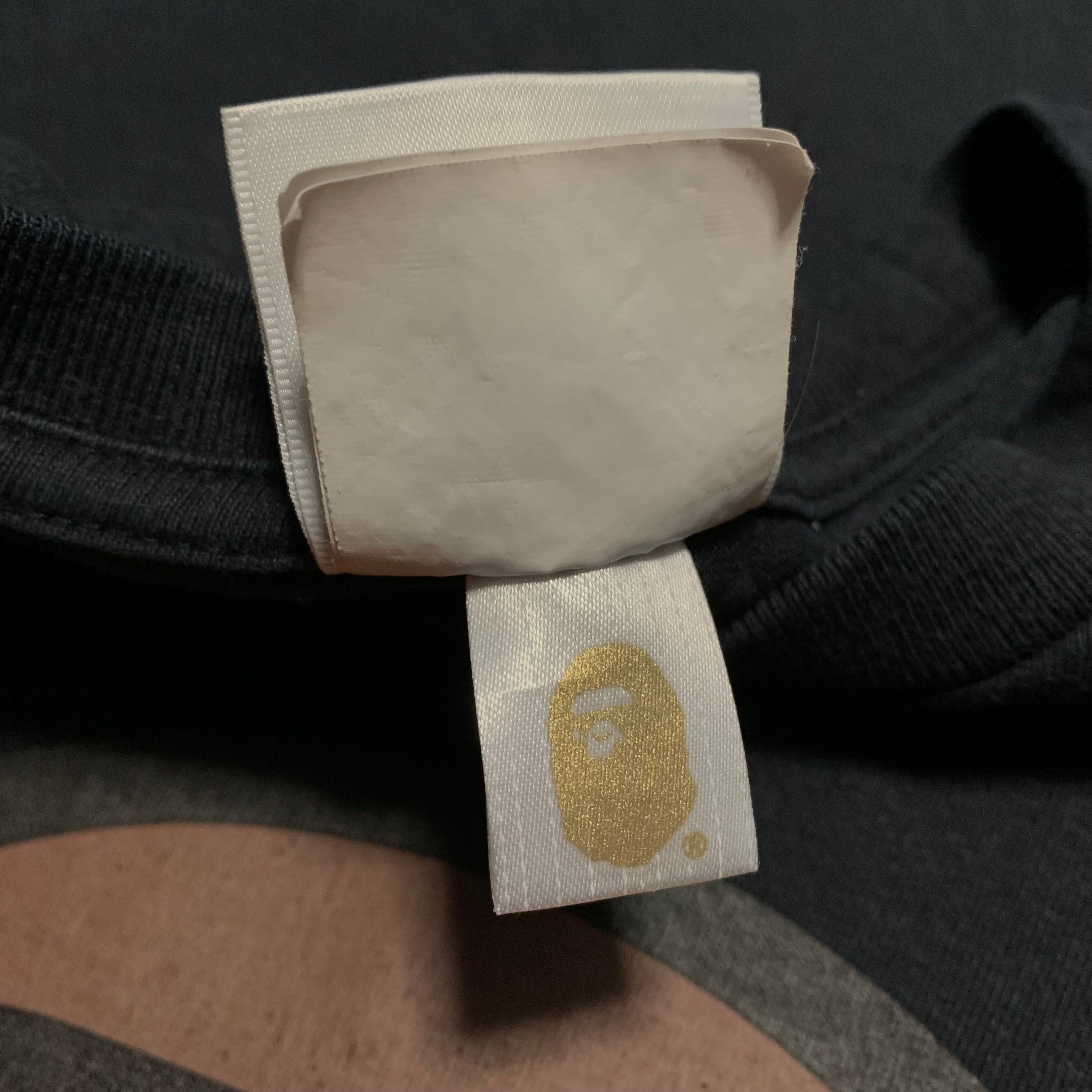 Bape Large Baby Milo Black Tee A Bathing Ape