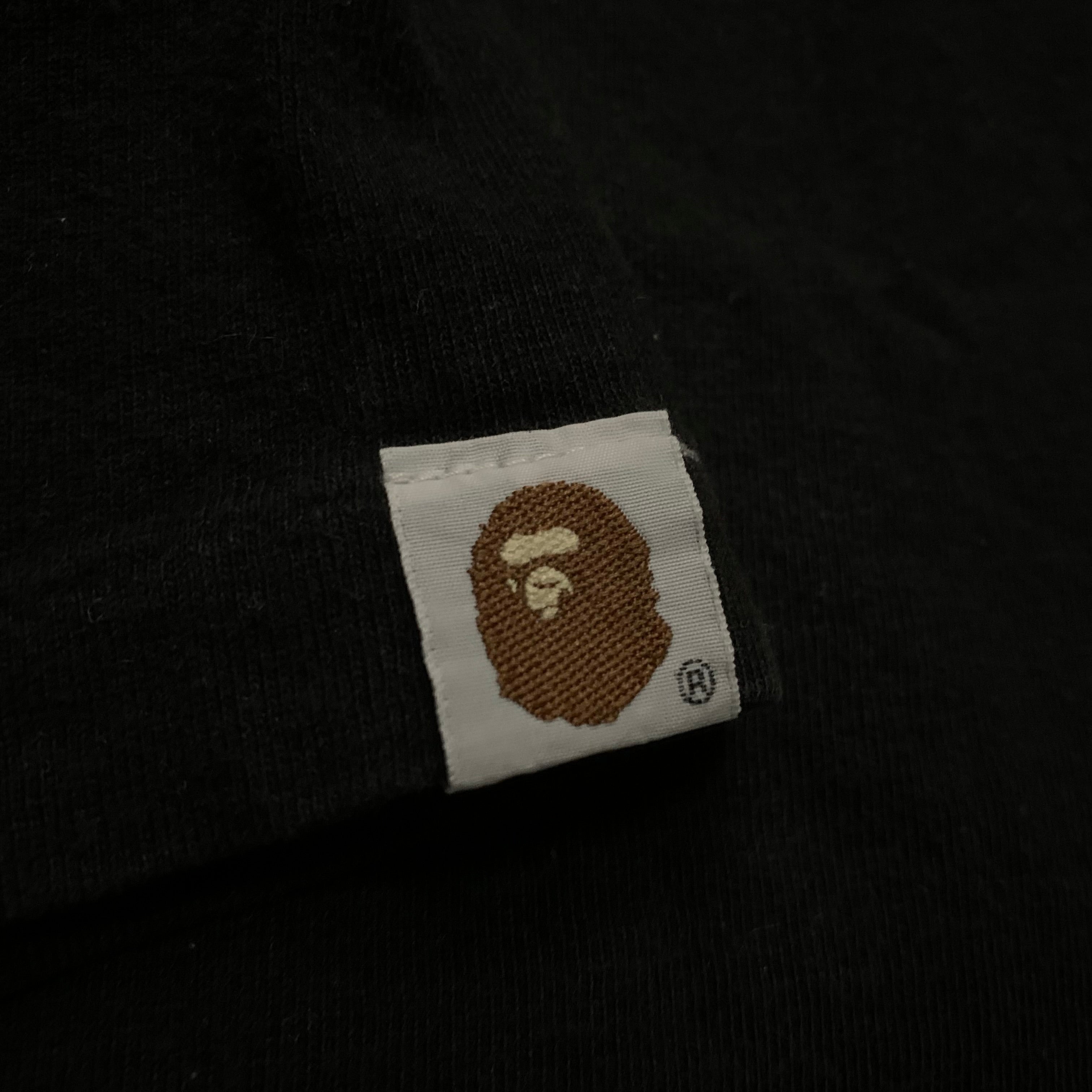 Bape Medium A Bathing Ape Black Tee Vintage