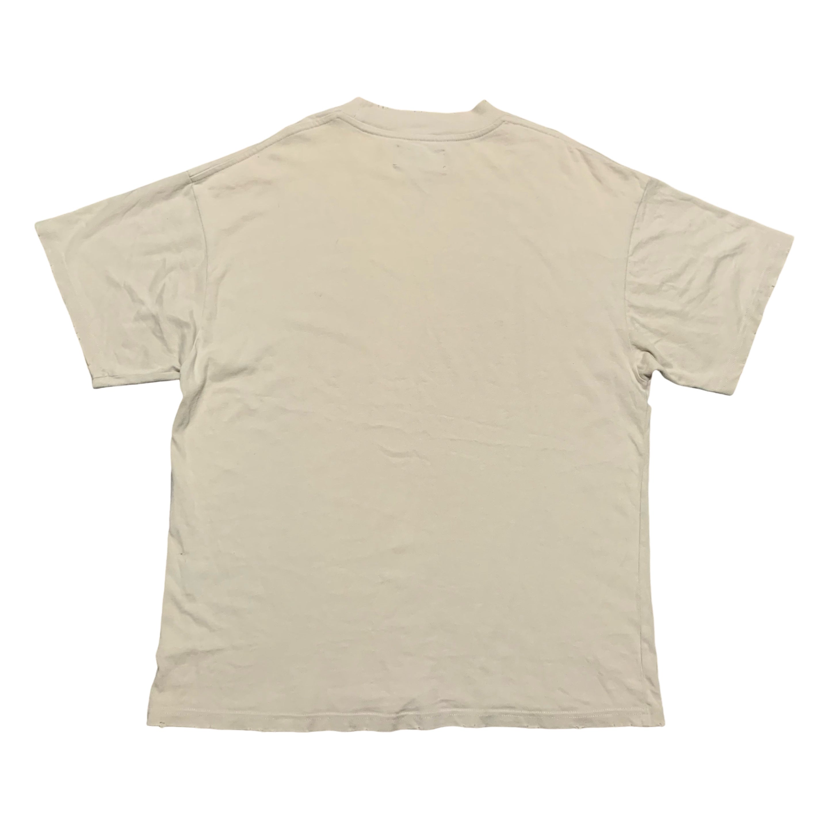 Represent Large Shark Vintage White Tee 'Only The Strong Survive'