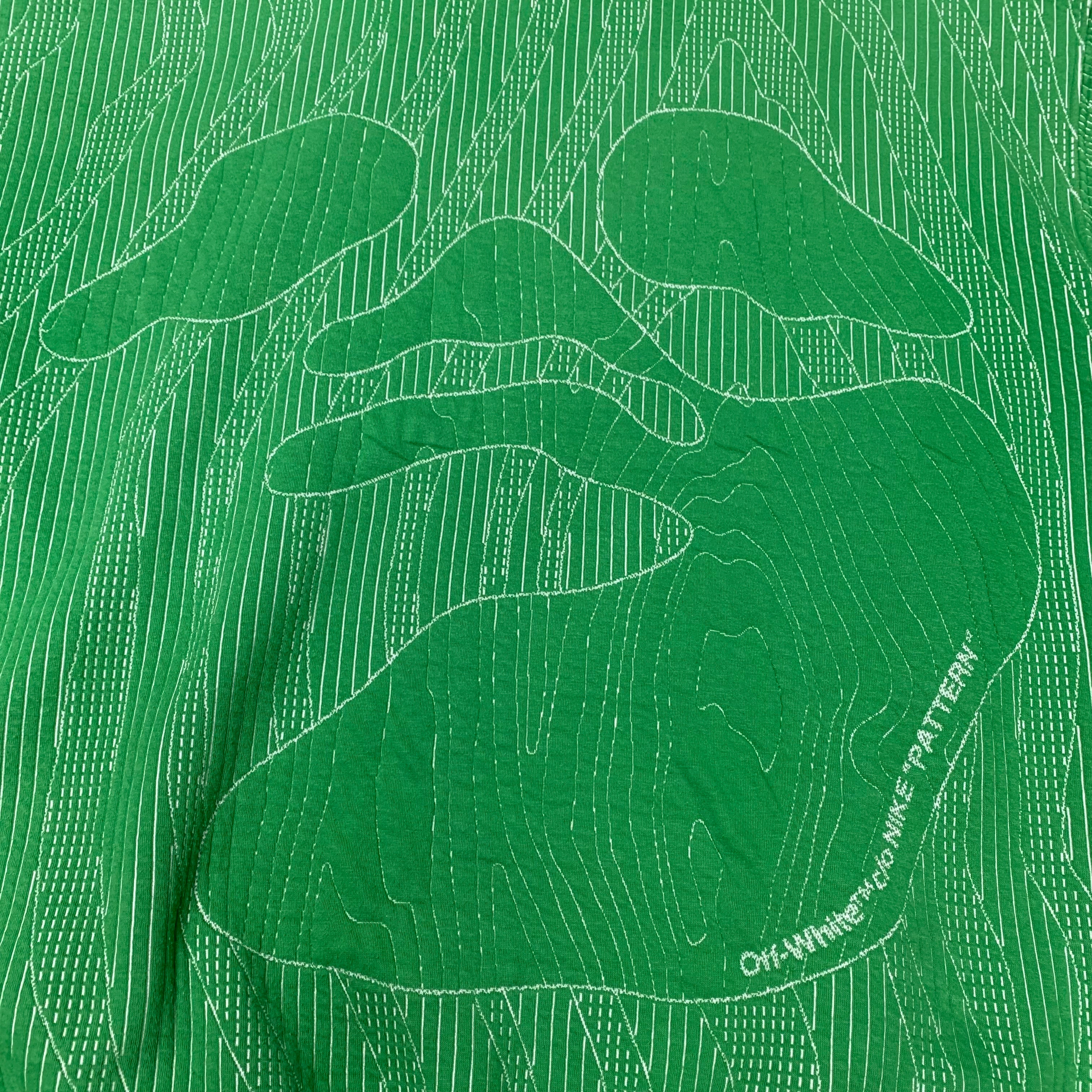 Off White Medium Nike Hoodie Engineered NRG Green Hoodie Virgil Abloh