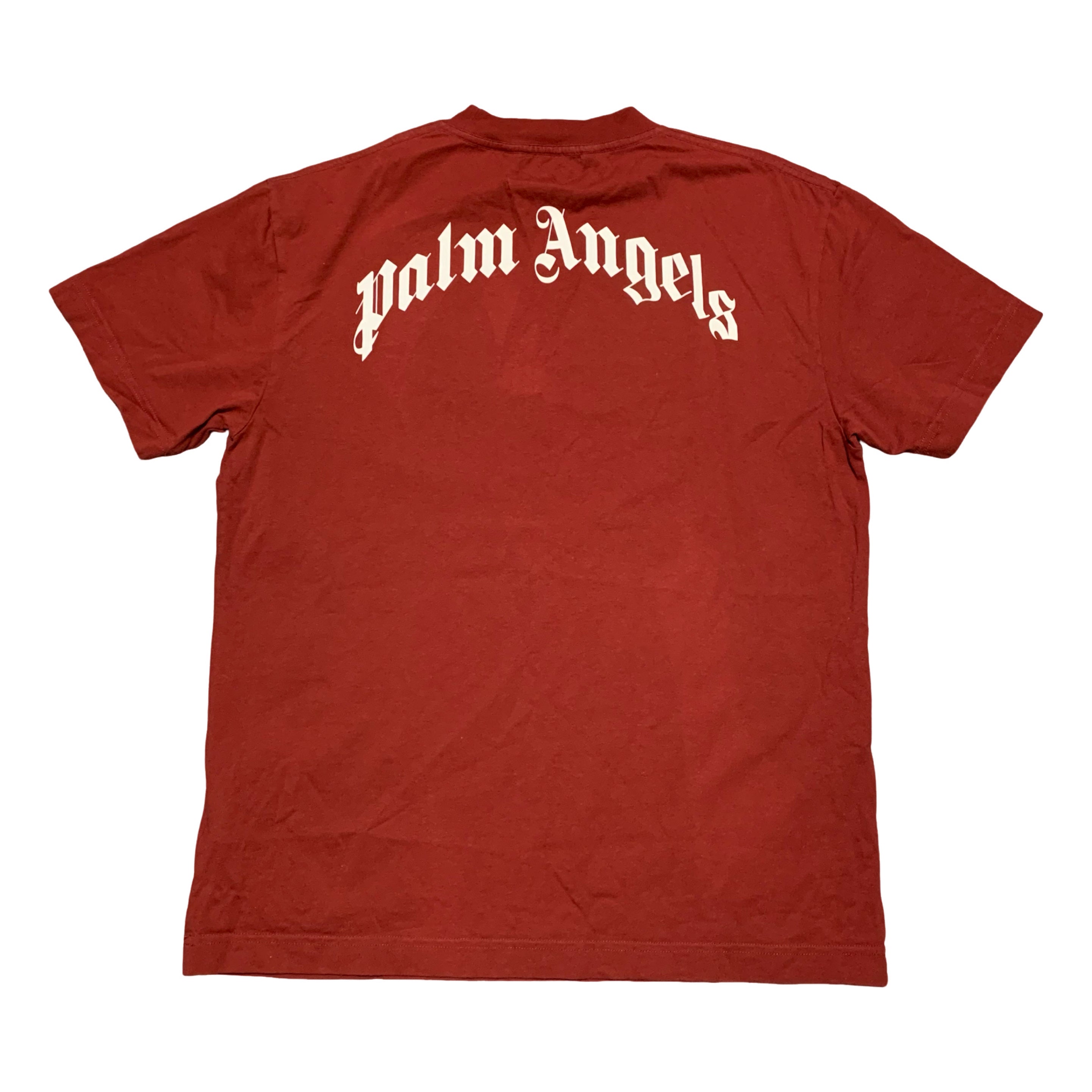 Palm Angels XL Bear Classic Burgundy Tee