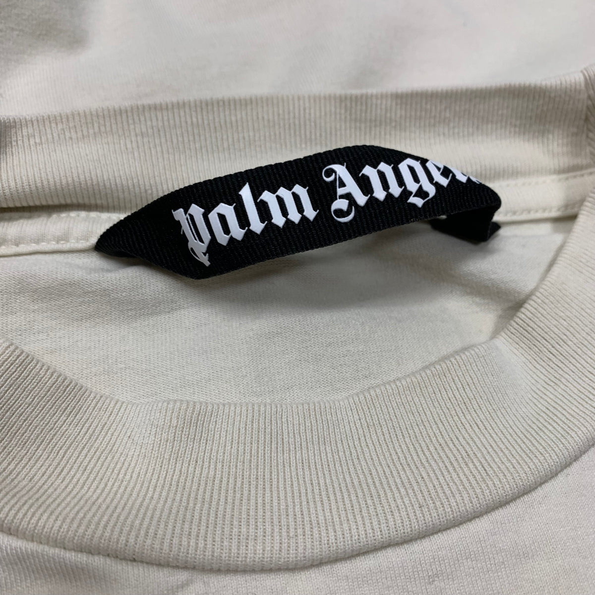Palm Angels Medium Tee Flame Logo White T-Shirt