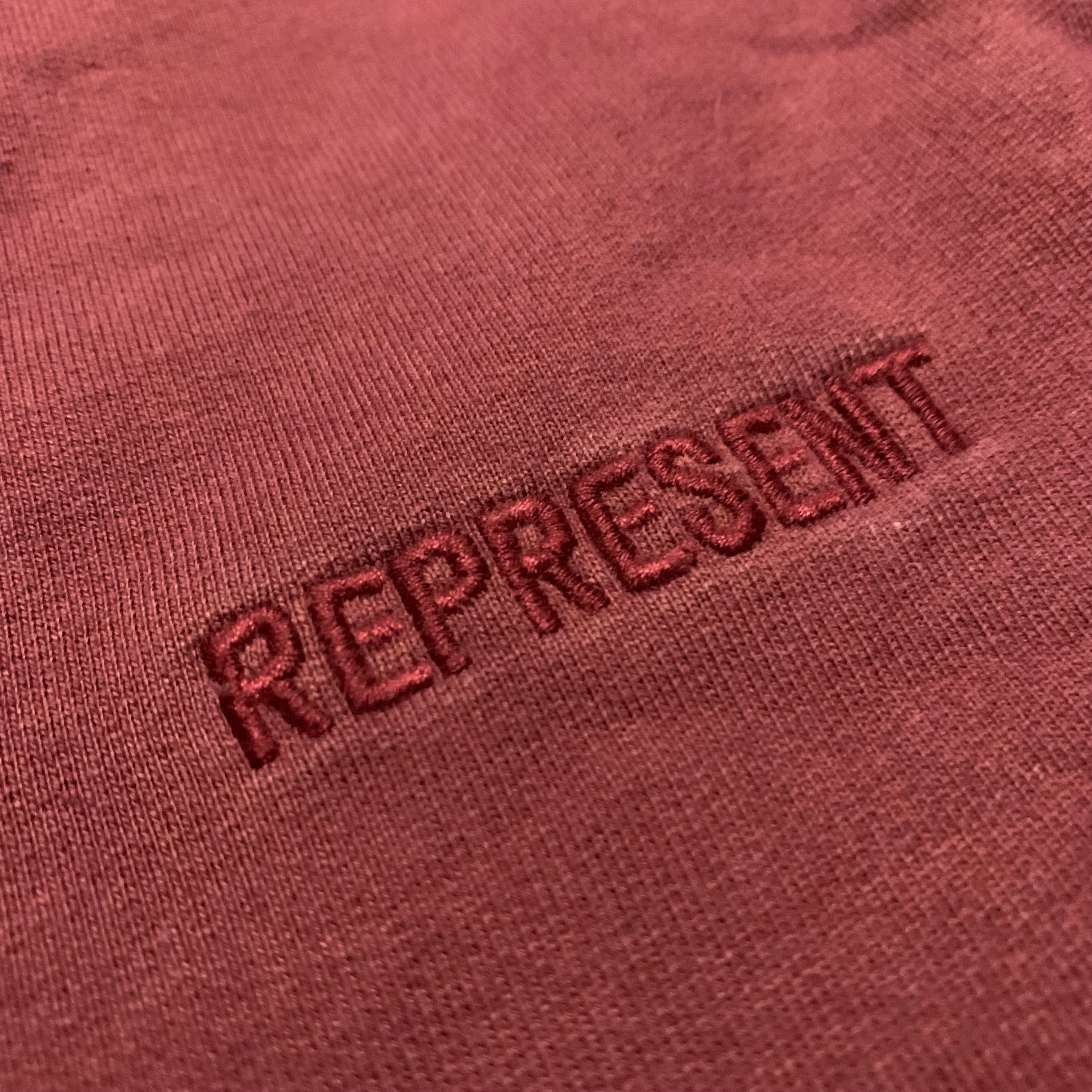 Represent Large Blanks Shorts Vintage Red Bottoms