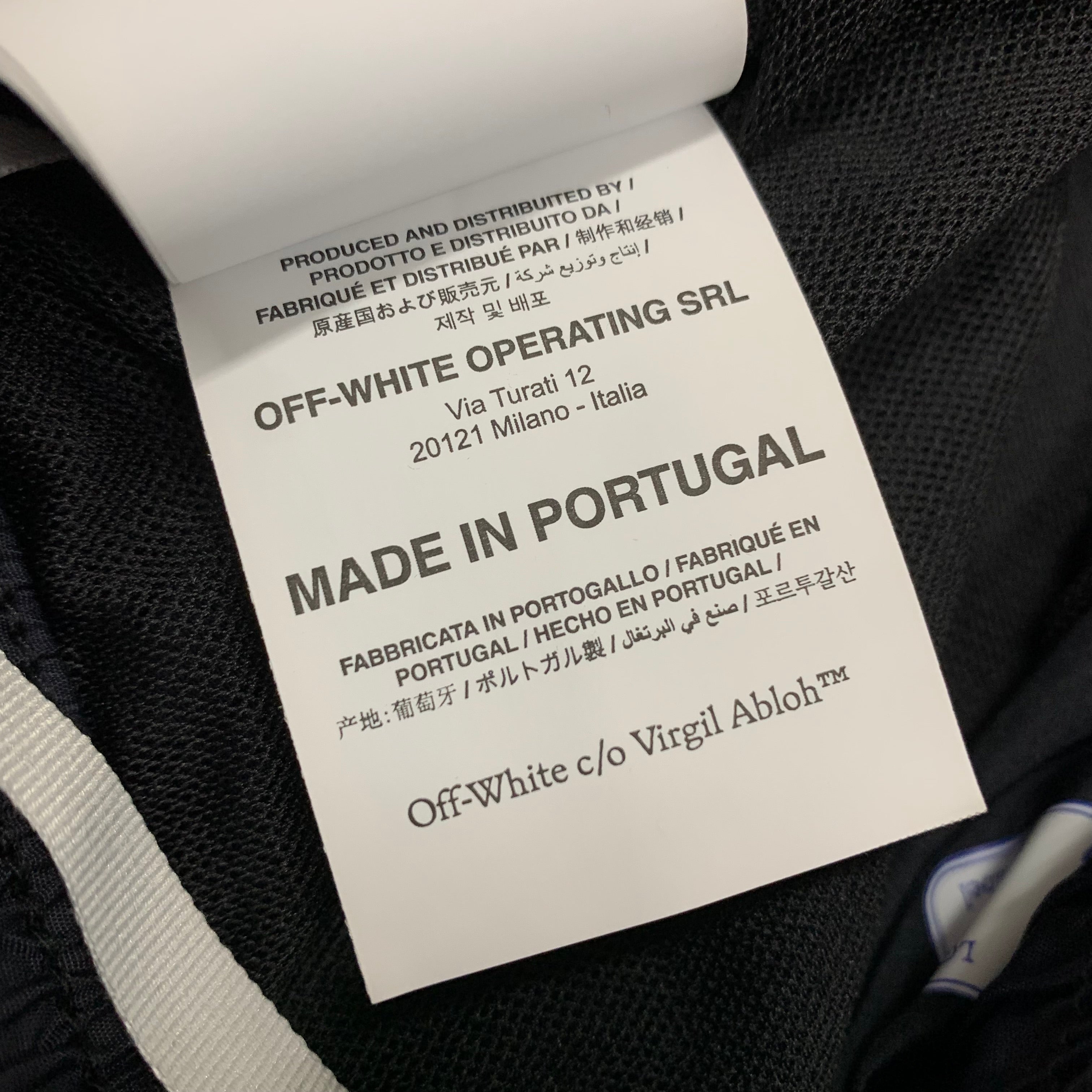 Off White Small Swim Shorts Graffiti Logo Black Bottoms Virgil Abloh