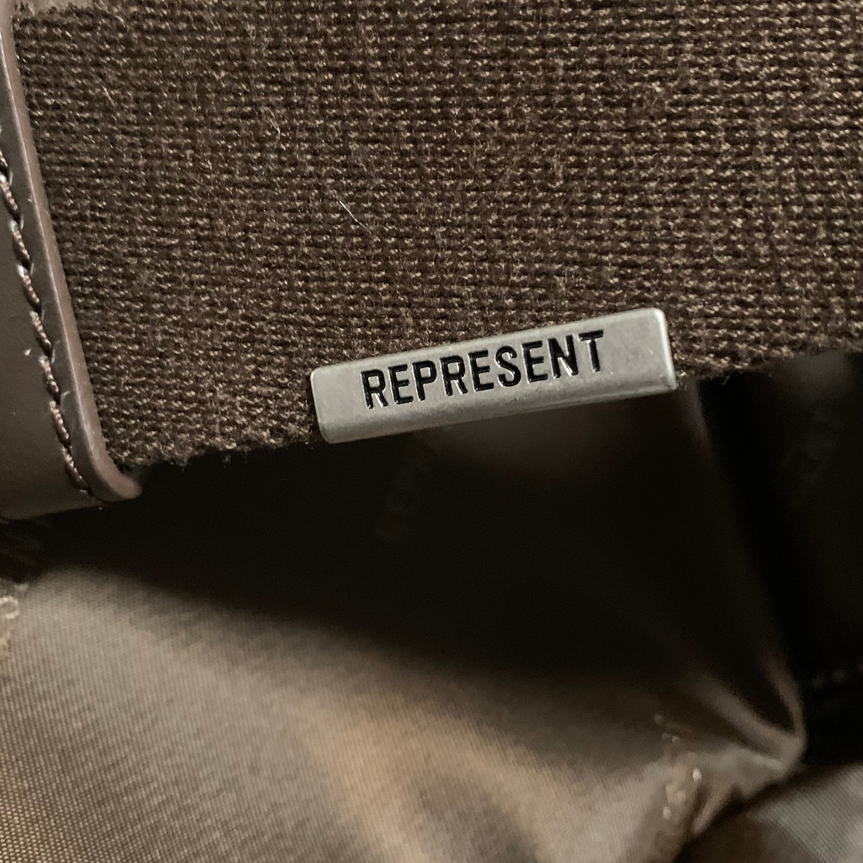 Represent Bag Cross Body All Over Print Brown Bag