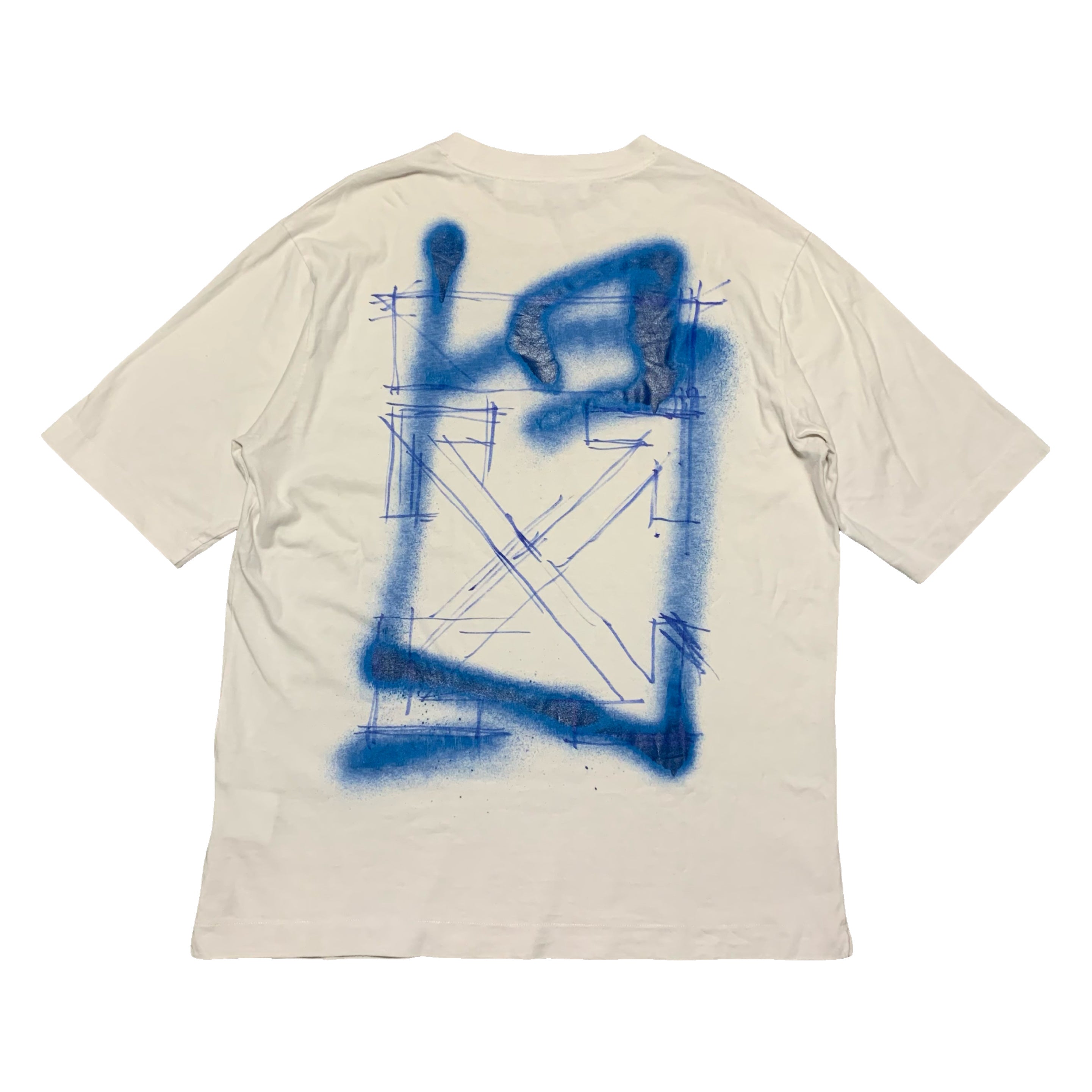 Off White Medium Spray Marker White Tee Virgil Abloh