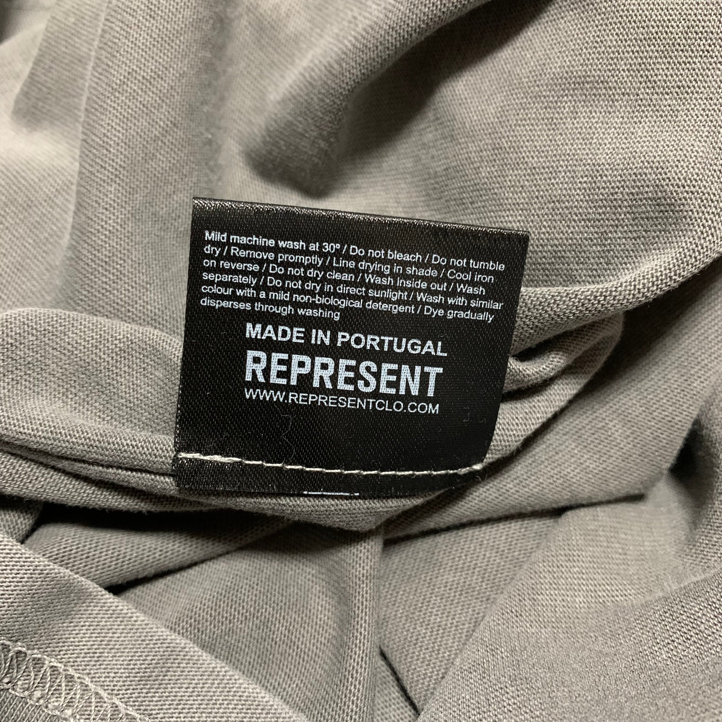 Represent Small Initial Ultimate Grey Tee