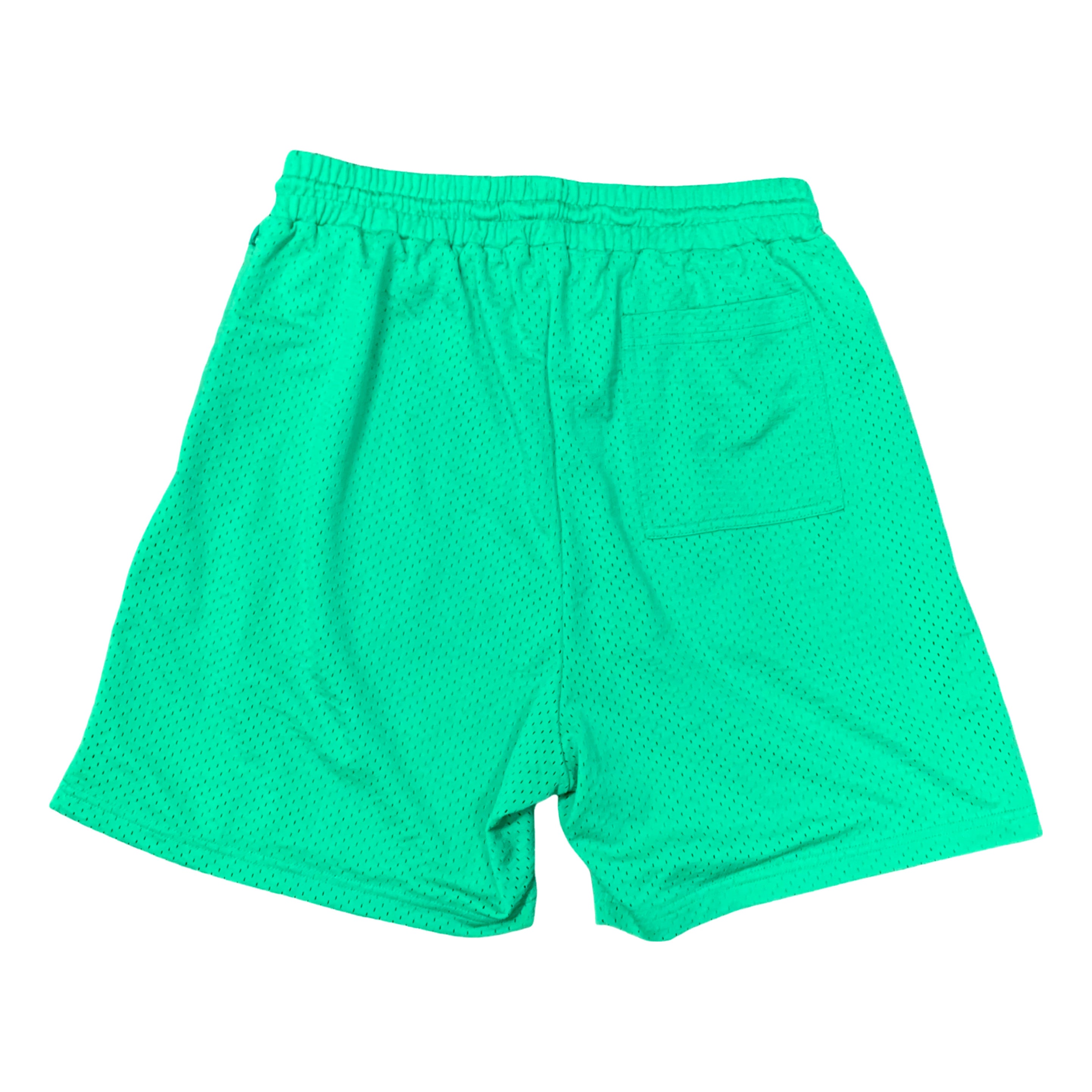 Represent Medium Shorts Owners Club Island Green Zip Mesh Shorts