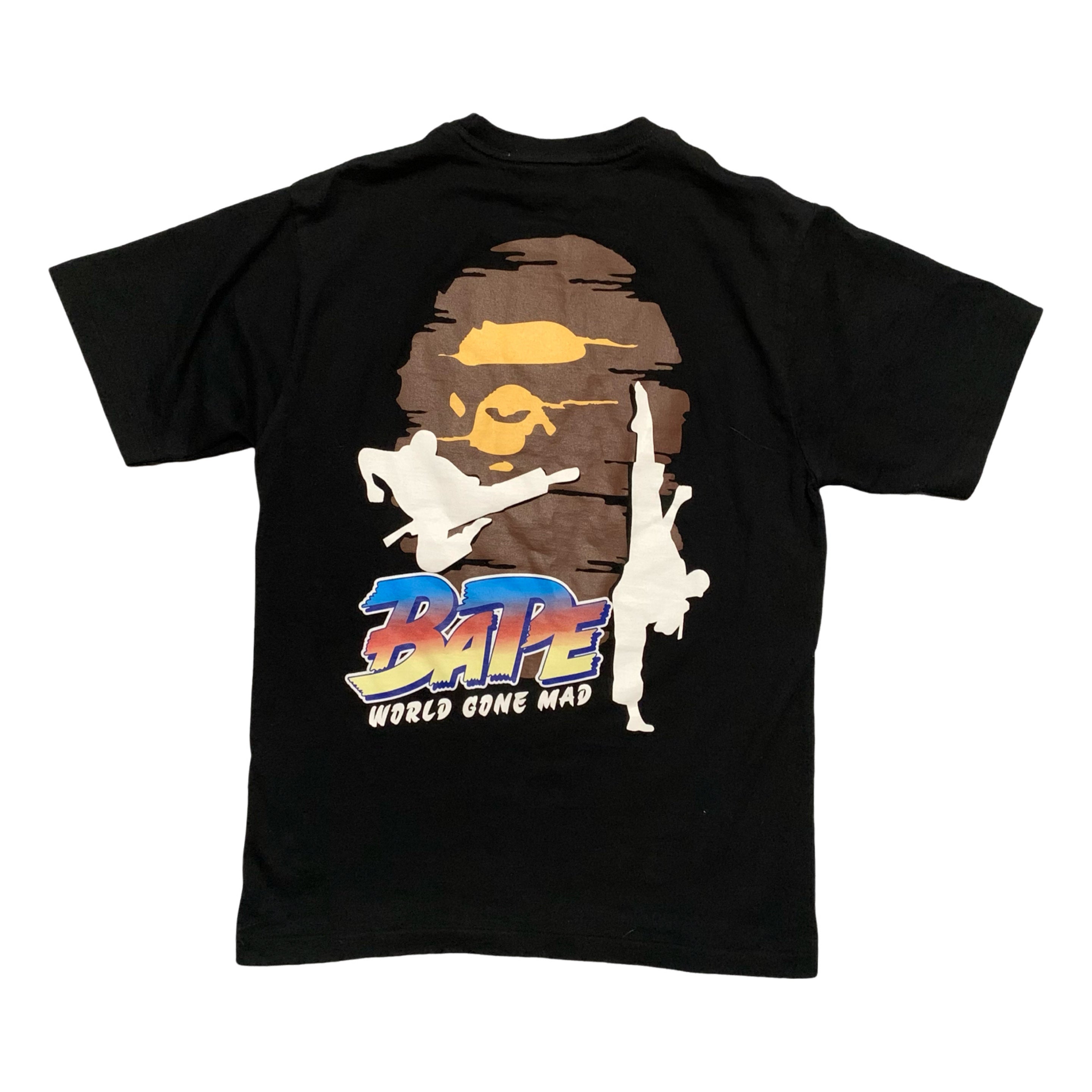 Bape Small Japan Culture Karate Black Tee A Bathing Ape