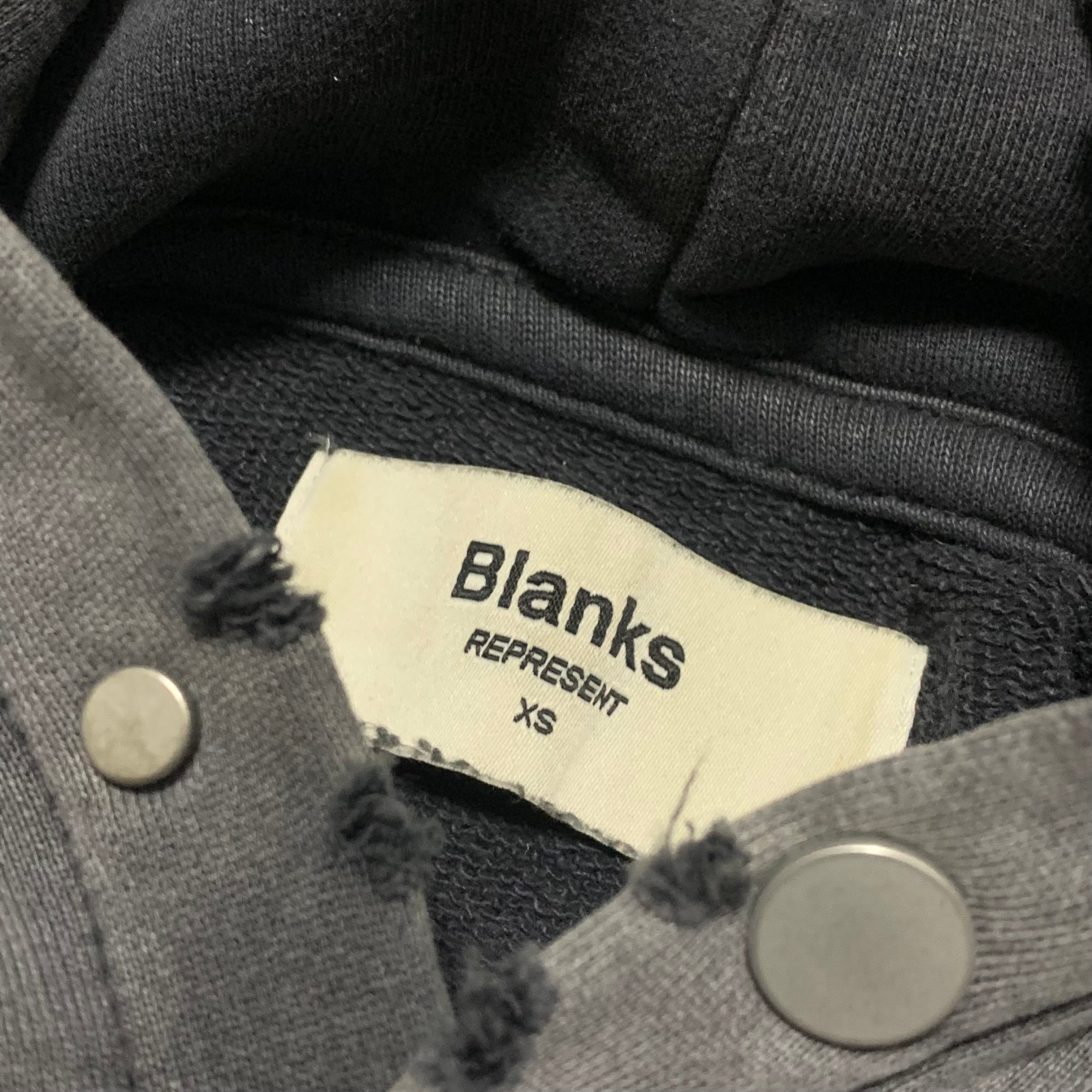 Represent XS Blanks Vintage Grey Hoodie