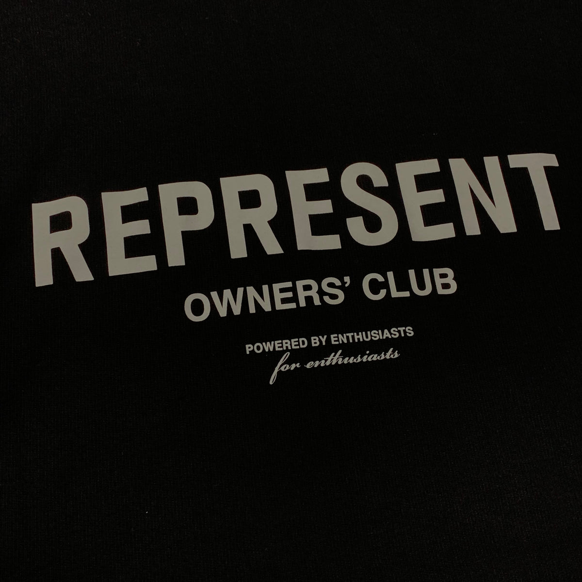 Represent Medium Hoodie Owners Club Jet Black Hoodie