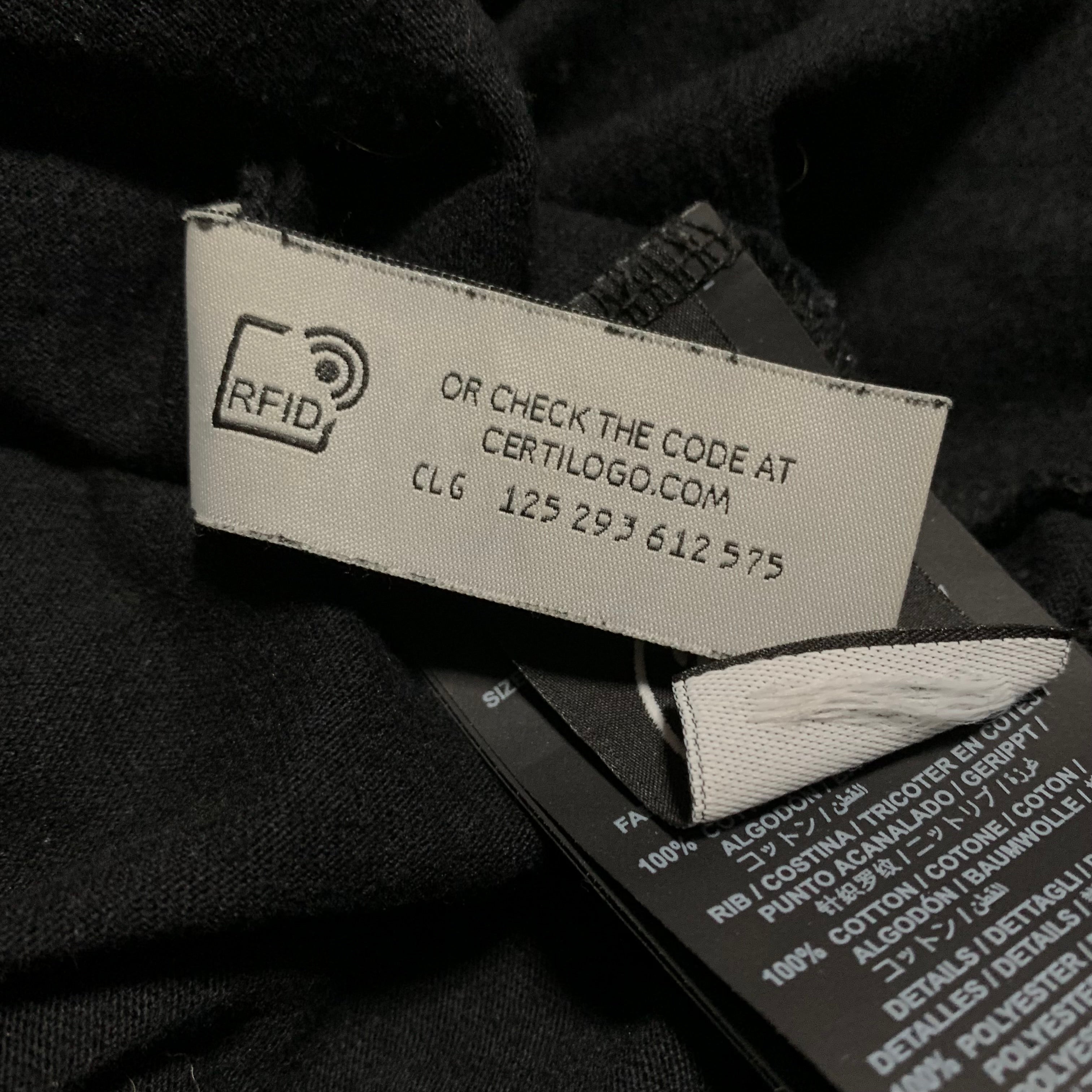 Palm Angels Small Getty Speedboat Classic Black Tee