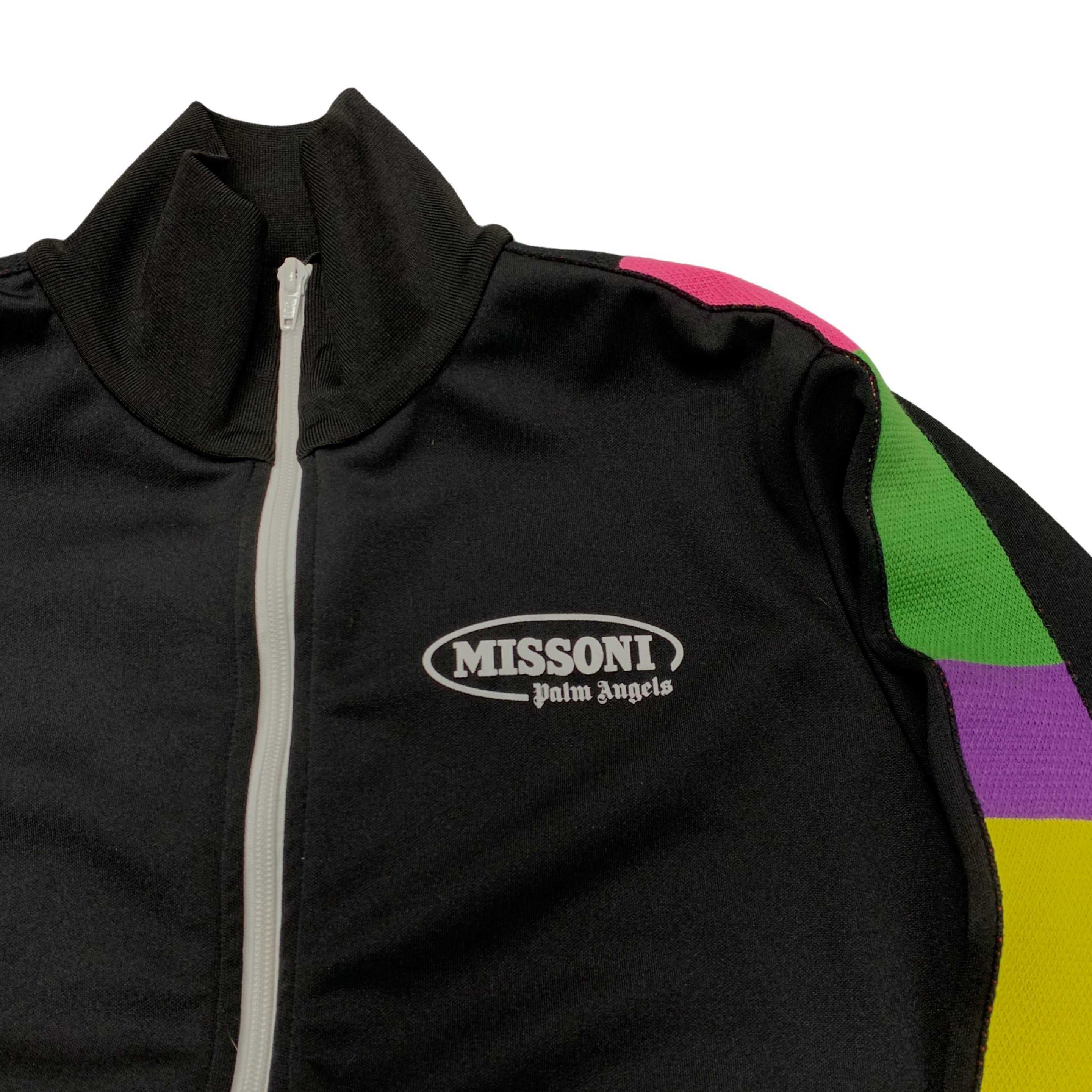 Palm Angels Medium Tee Missoni Black Track Jacket Multi Colour Track Top