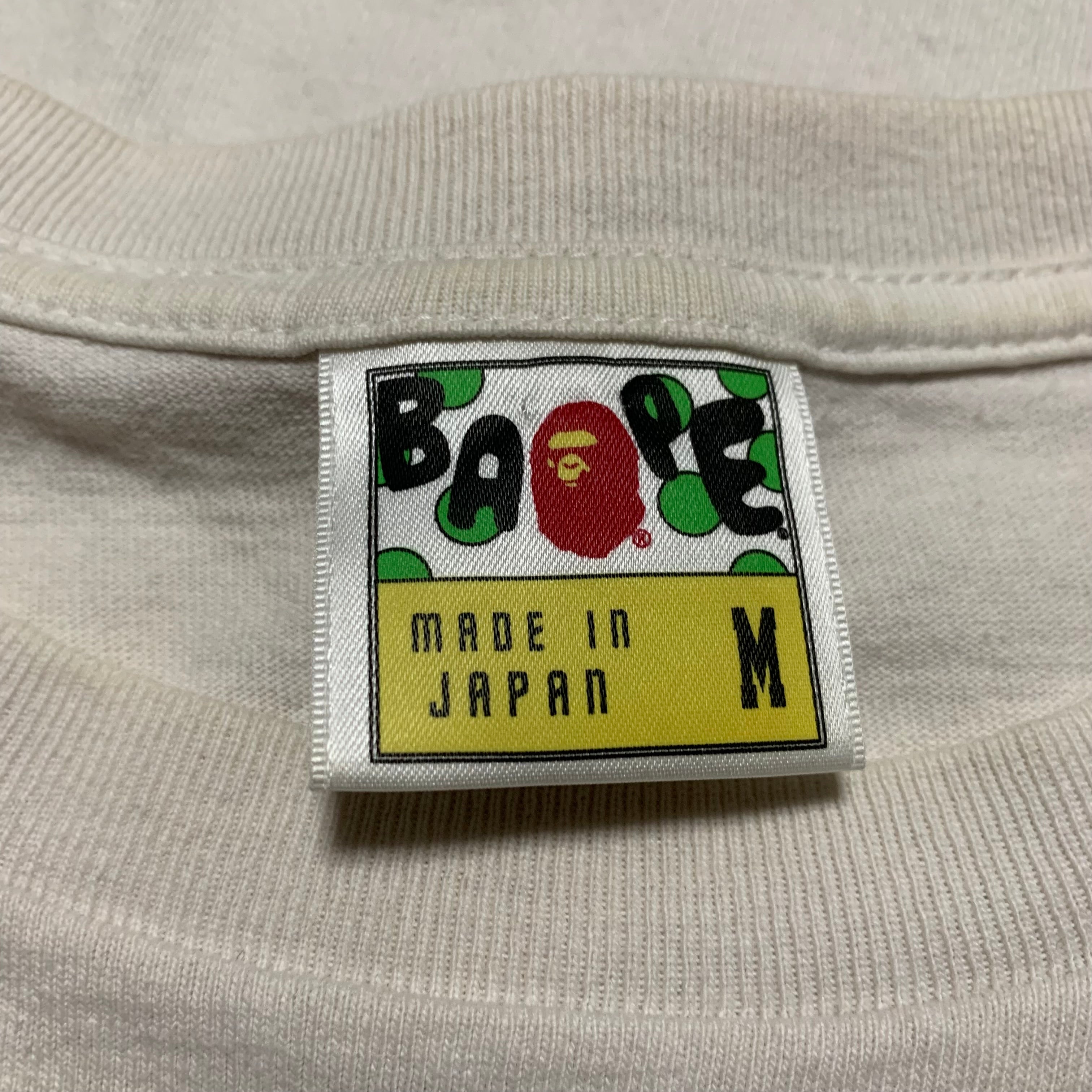 Bape Medium Baby Milo Busy Works White Tee A Bathing Ape