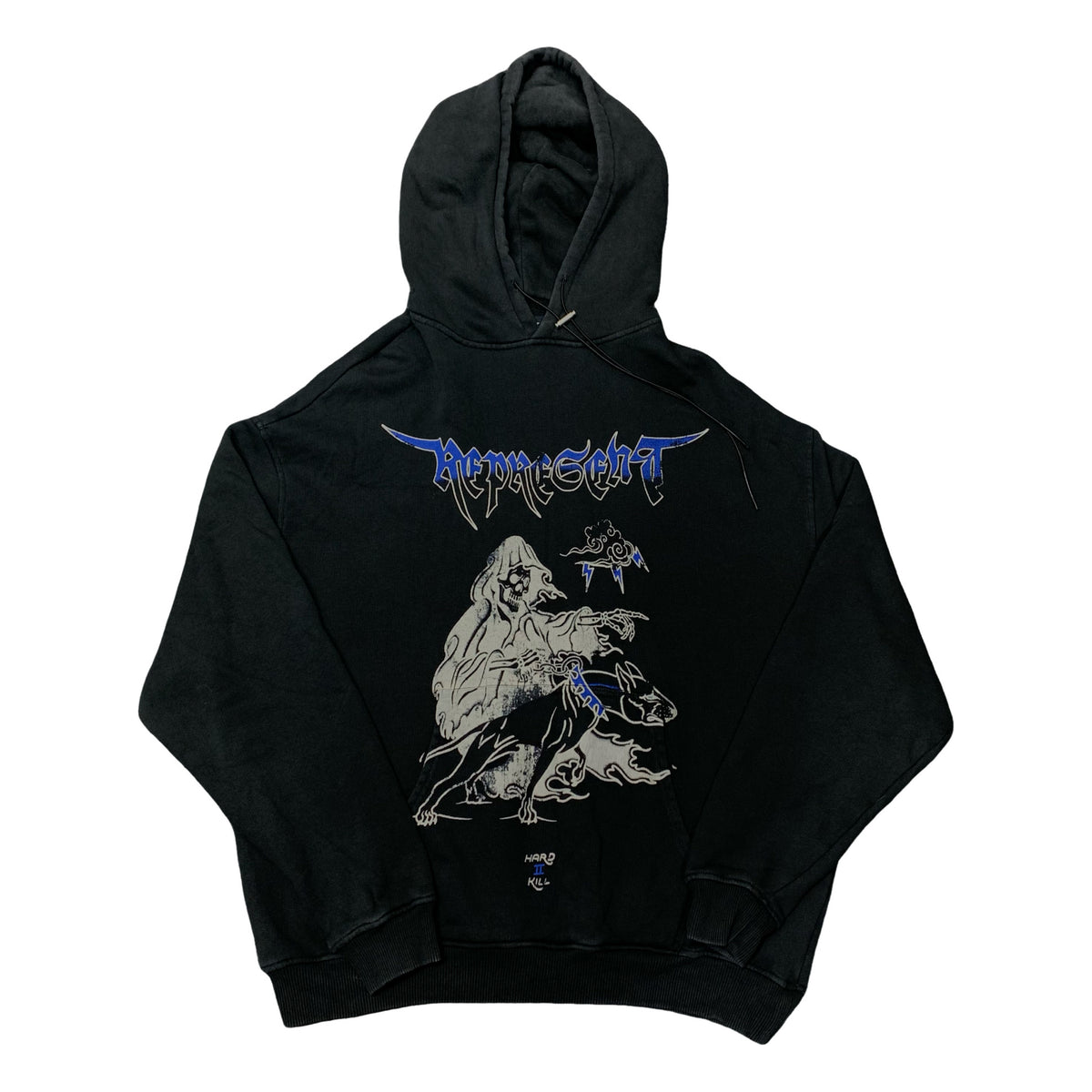 Represent Medium Hoodie Hard 2 Kill Vintage Black Hoodie