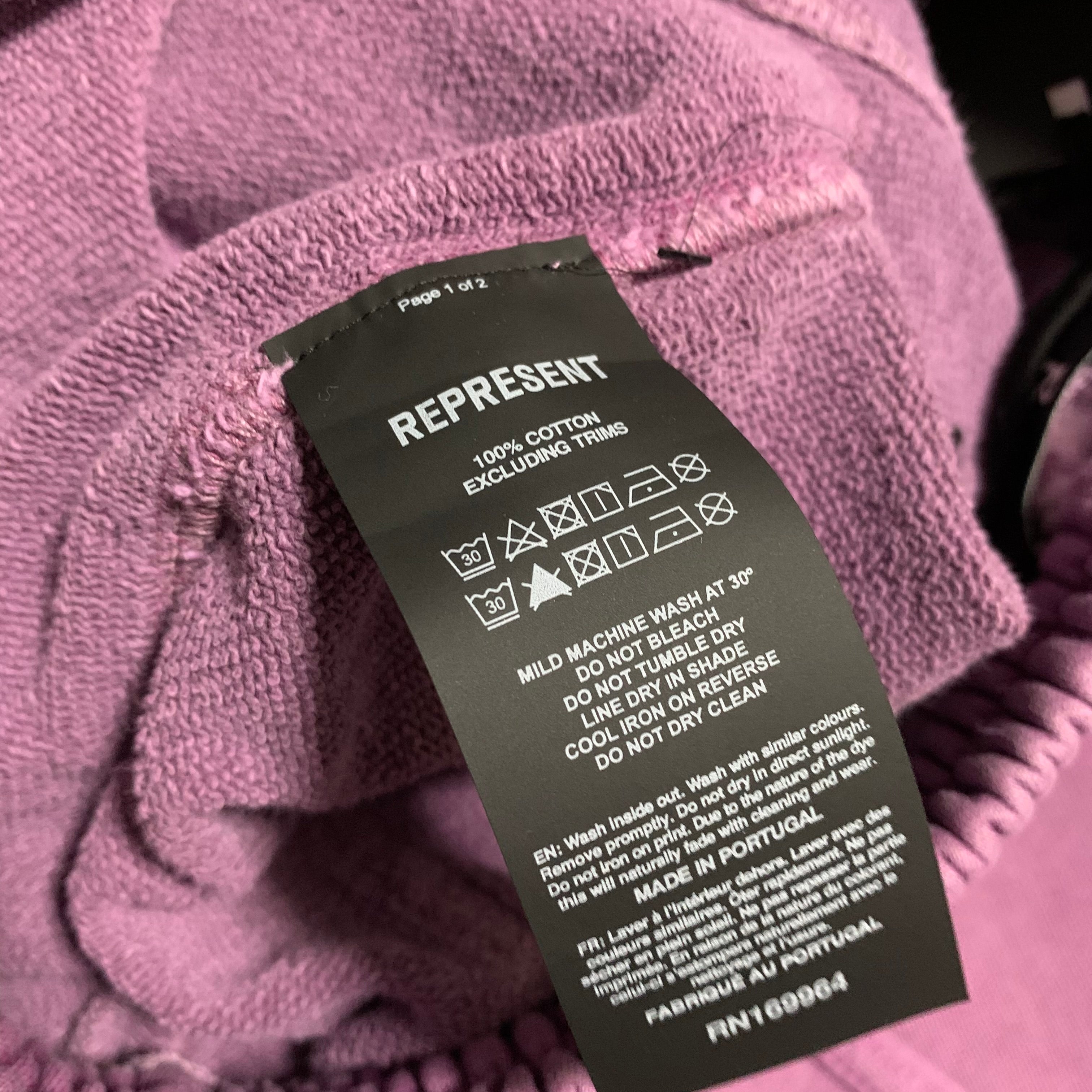 Represent XS Owners Sweatpants Club Mid Purple Bottoms (RRP £140)
