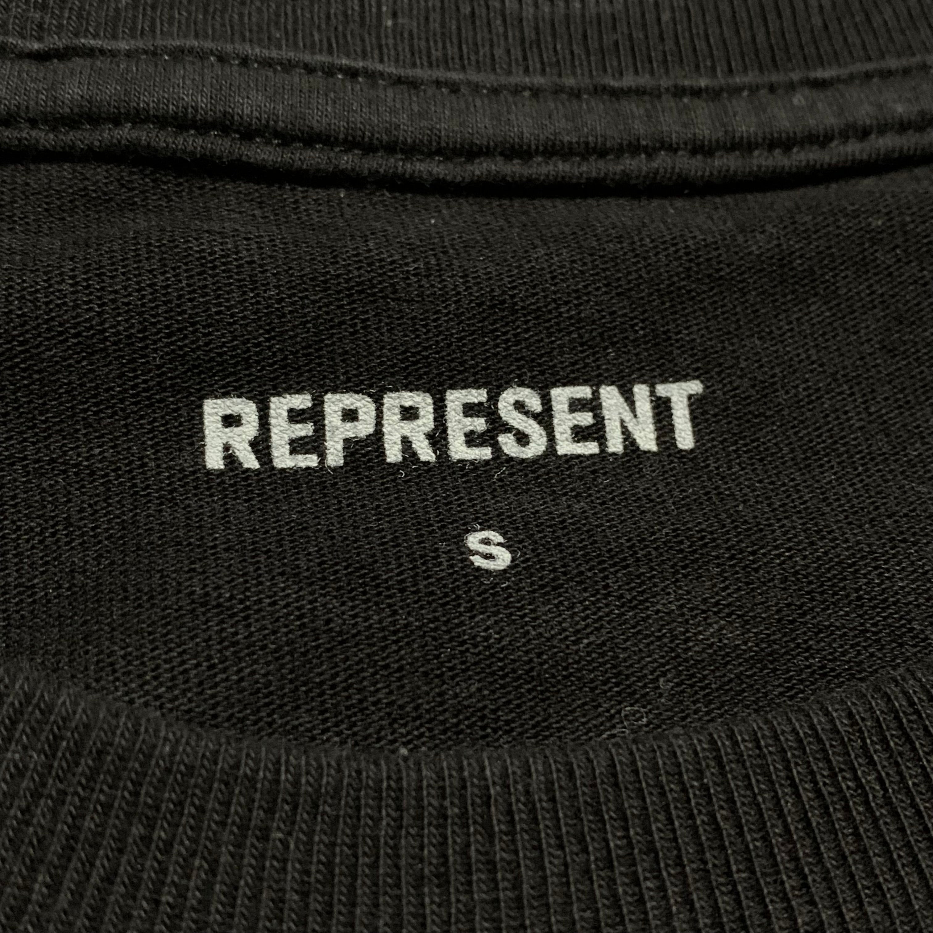 Represent Small Wit Graphic Jet Black Tee Gym