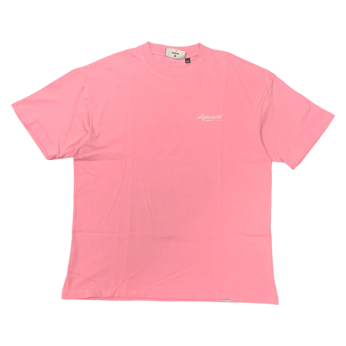 Represent Medium Tee Owners Club Script Pink T-Shirt