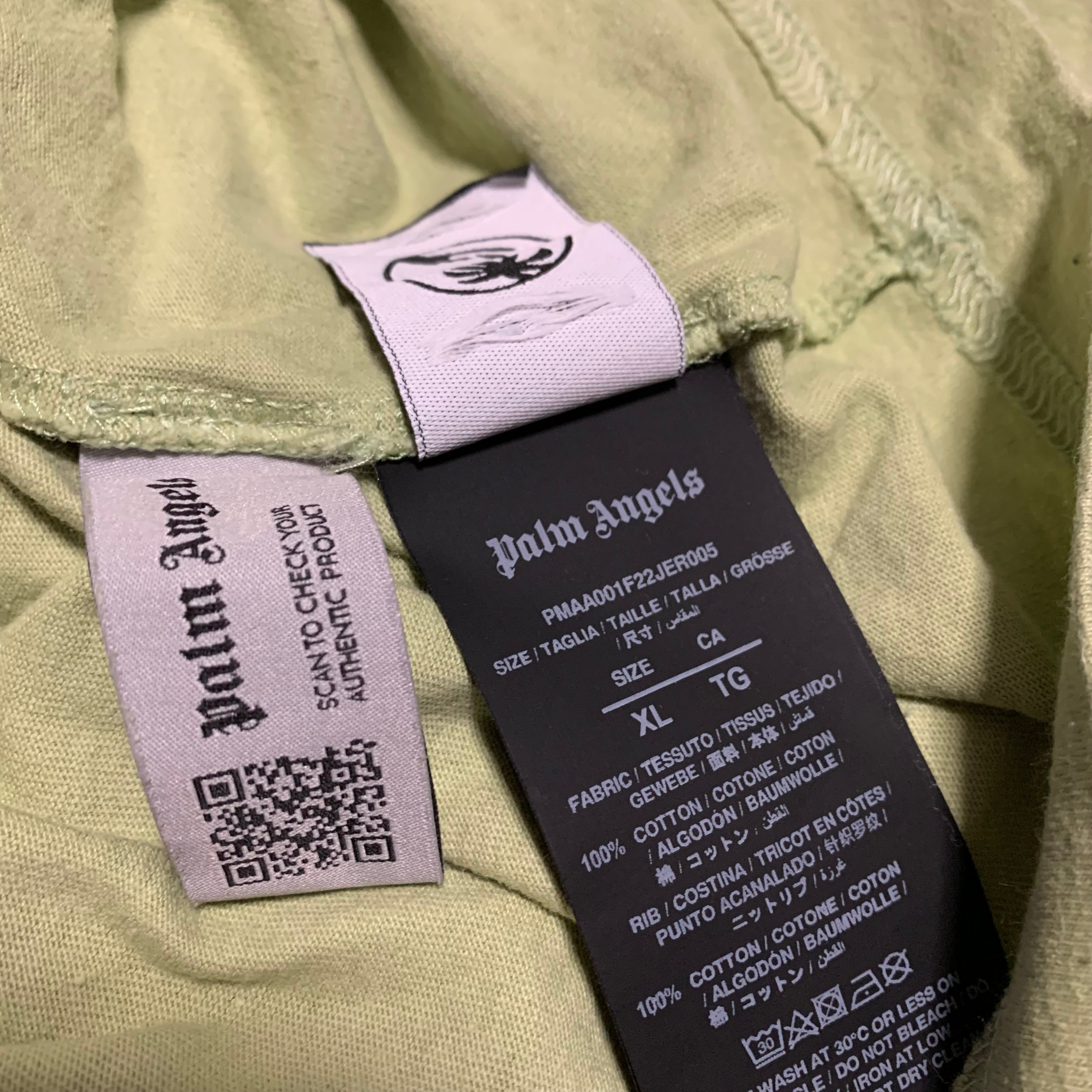 Palm Angels XL Classic Bear Green Tee