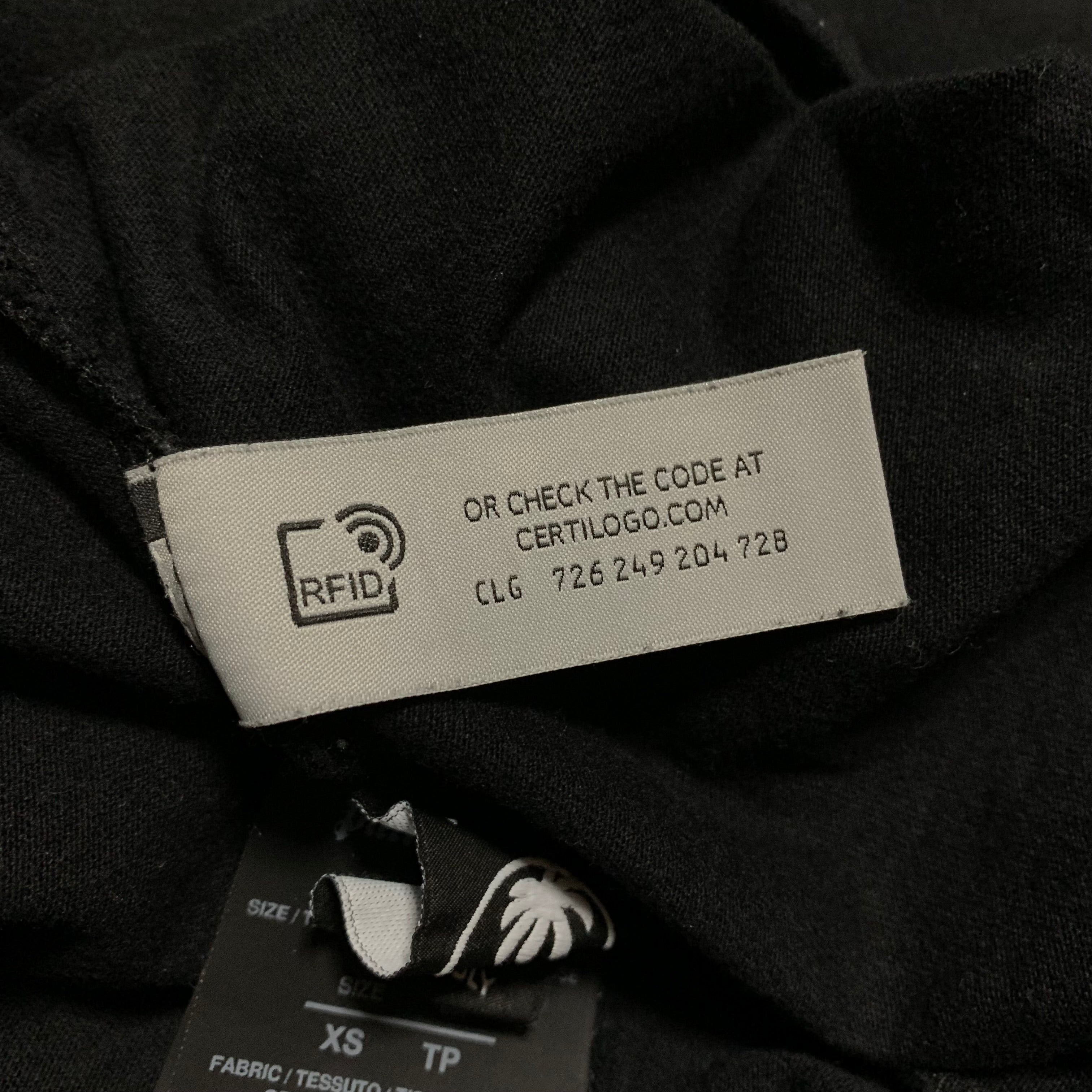 Palm Angels XS Shark Graphic Black Tee