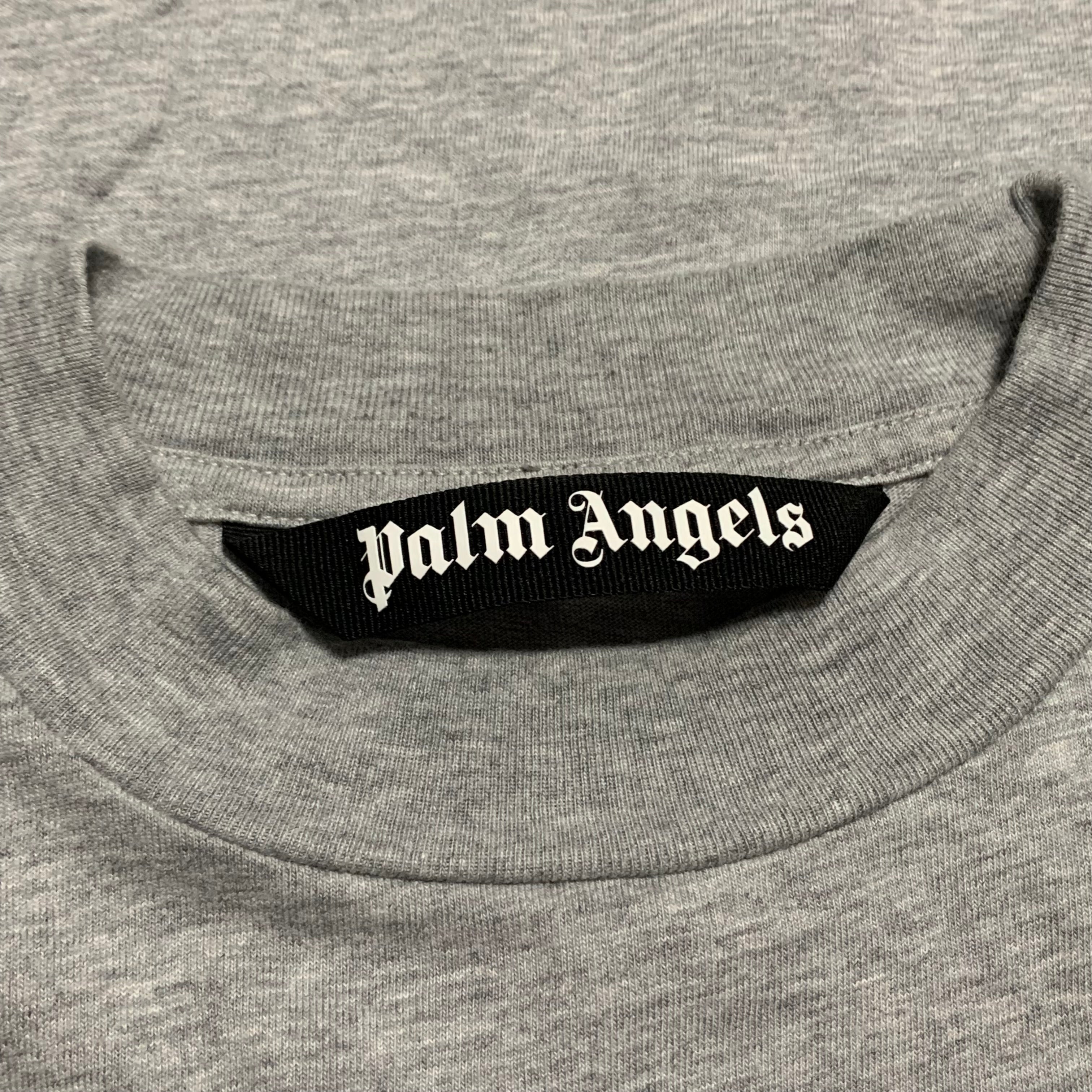 Palm Angels Small Classic Bear Grey Tee