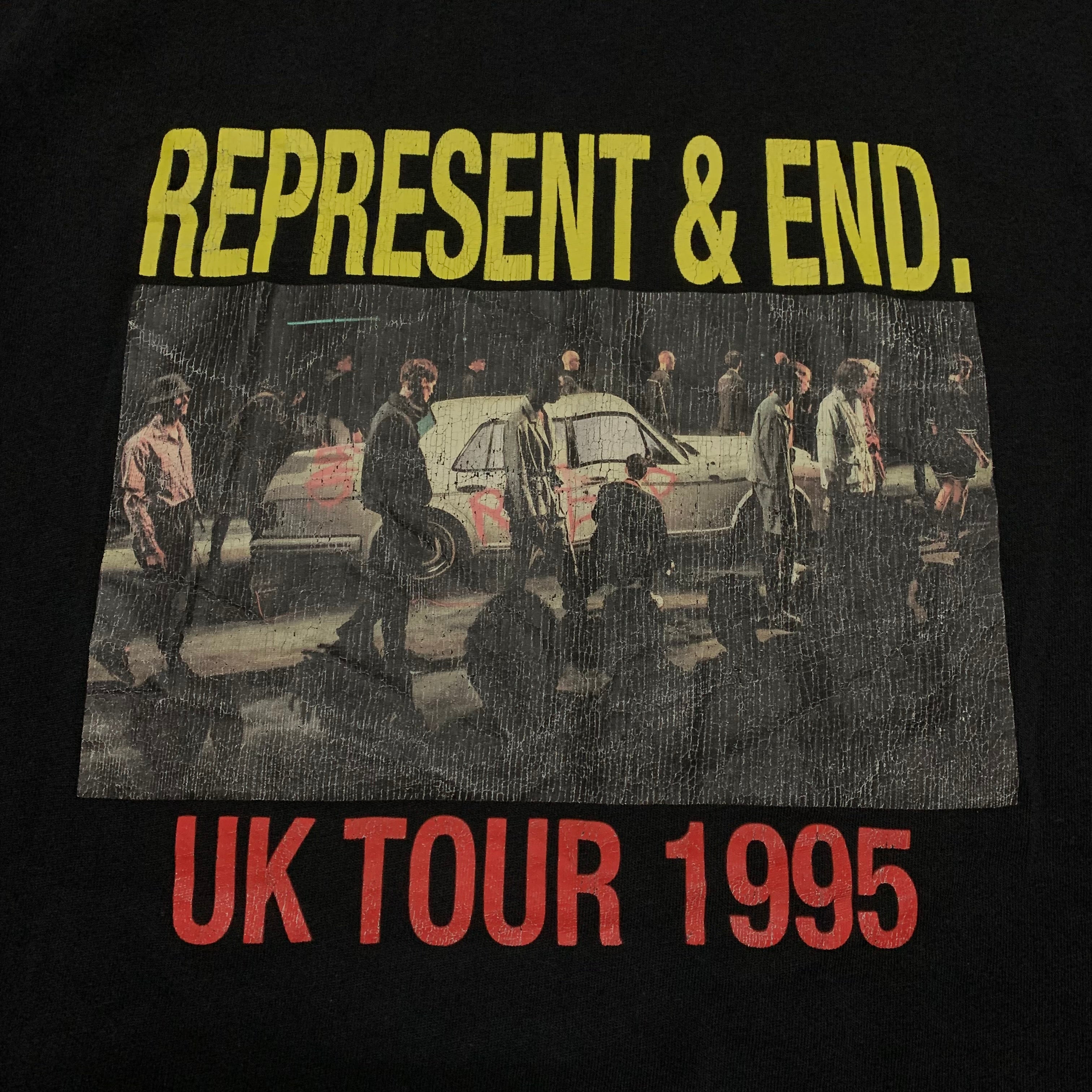 Represent Medium Manchester UK Tour Black Long Sleeve Tee End Clothing Exclusive