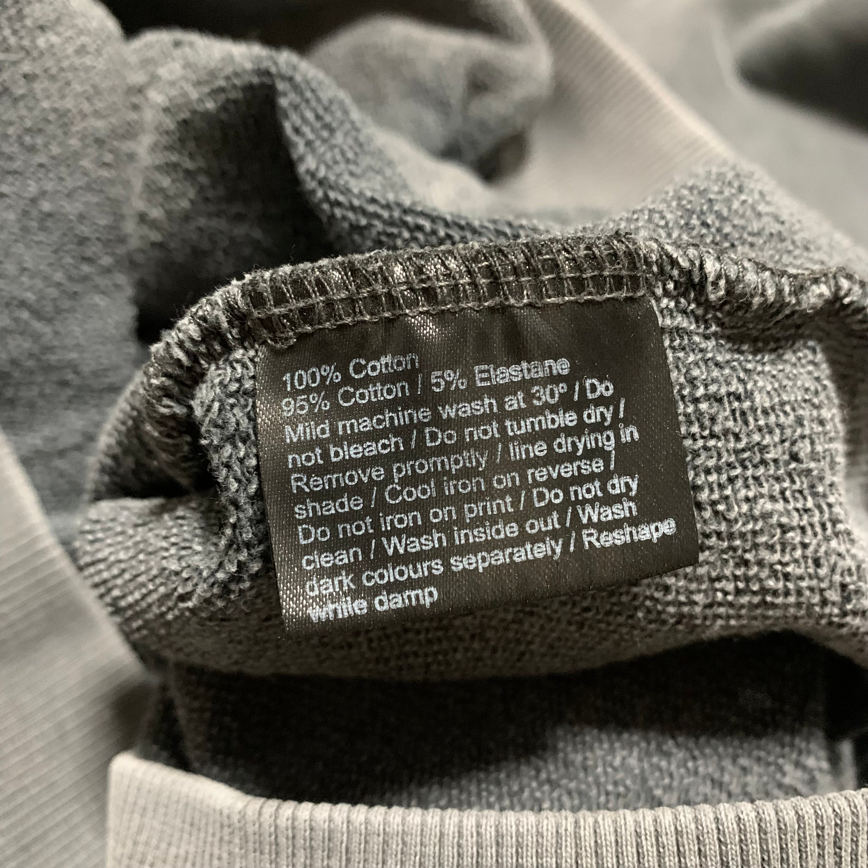 Represent XS Every Rose Vintage Grey Hoodie